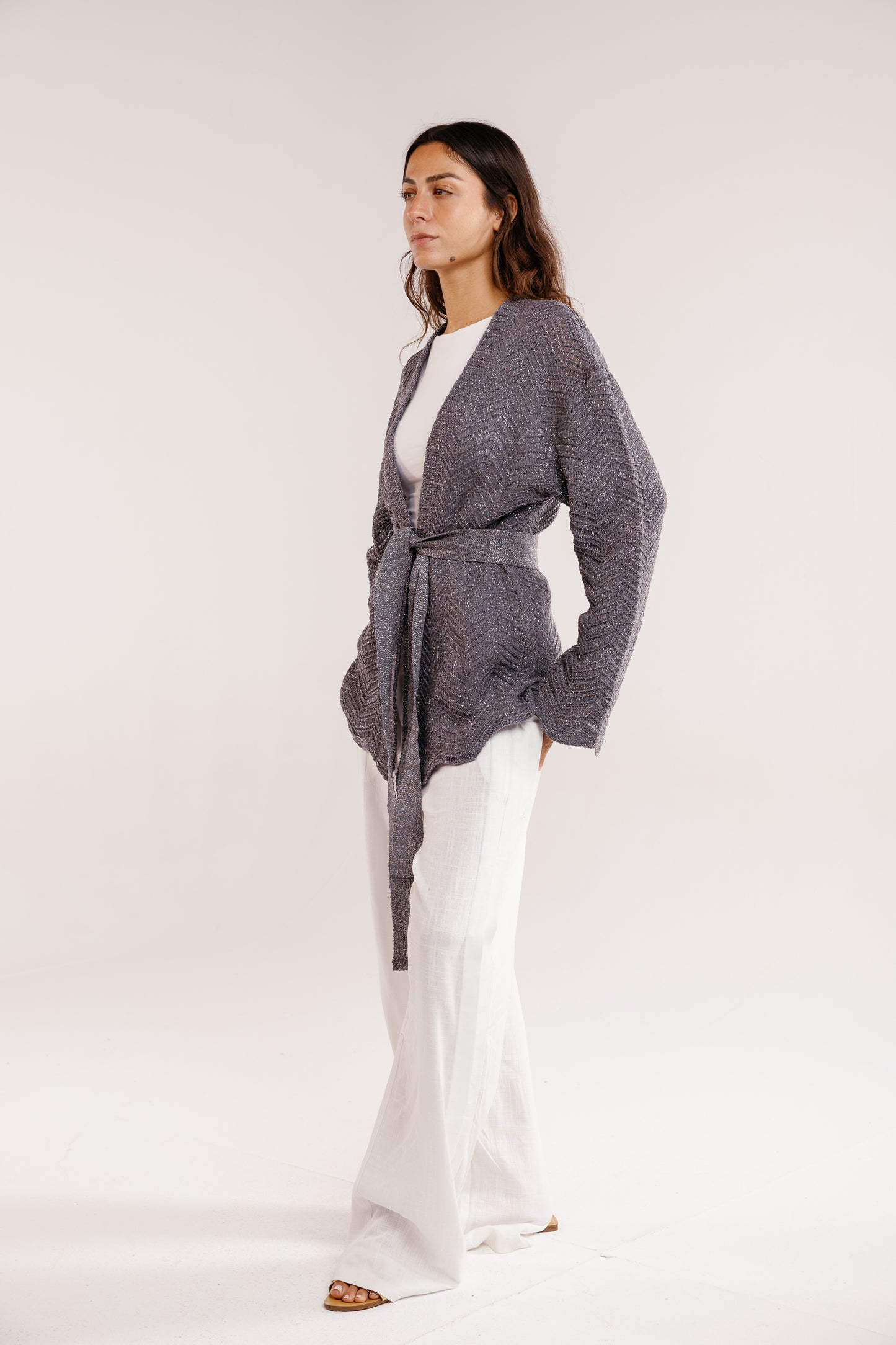 Rosalie Knit 2.0 in Shimmer Gray