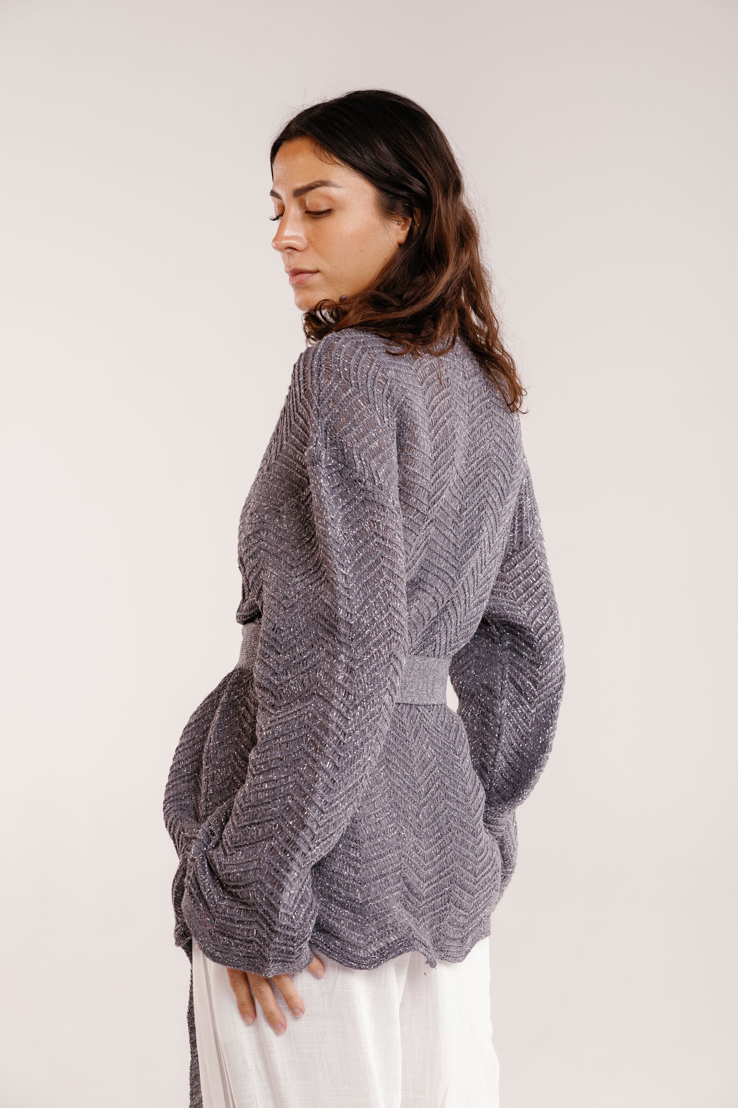 Rosalie Knit 2.0 in Shimmer Gray