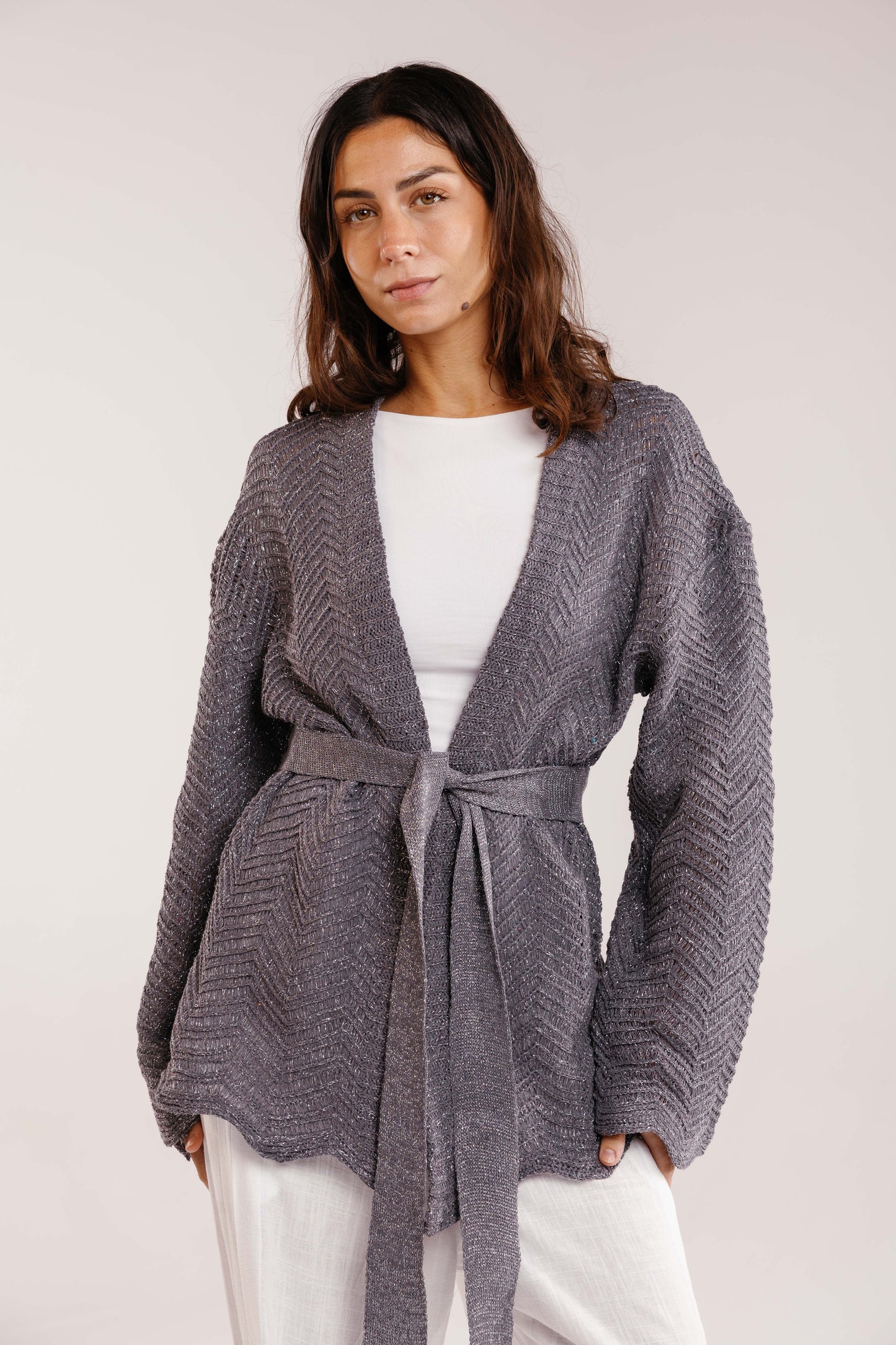 Rosalie Knit 2.0 in Shimmer Gray