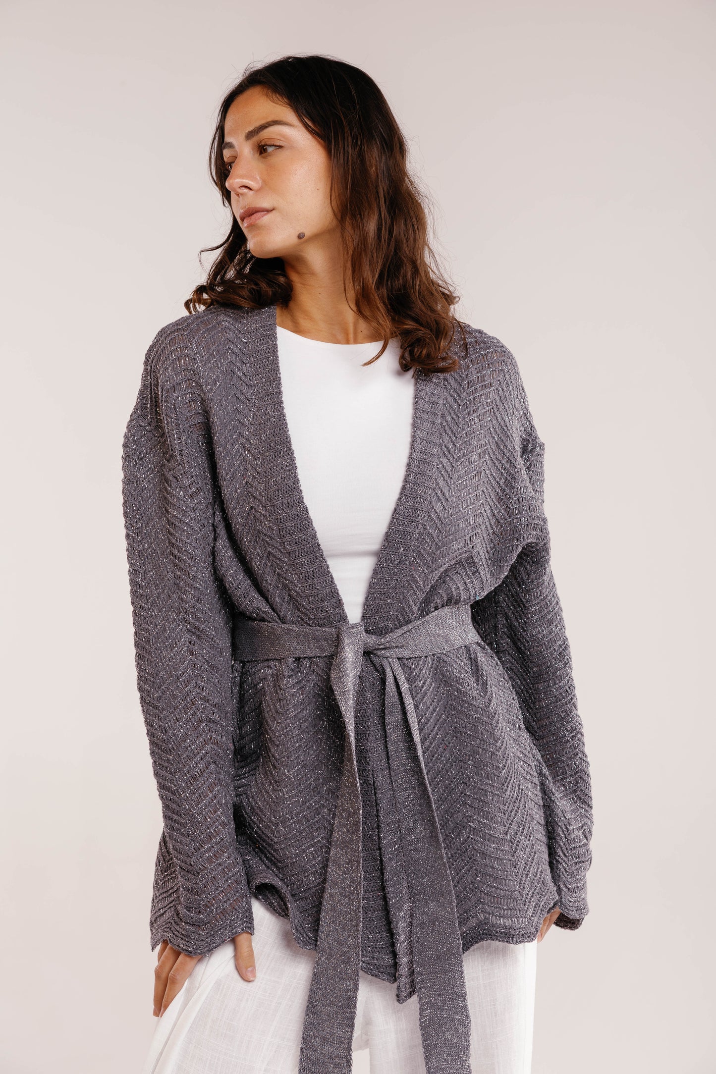 Rosalie Knit 2.0 in Shimmer Gray