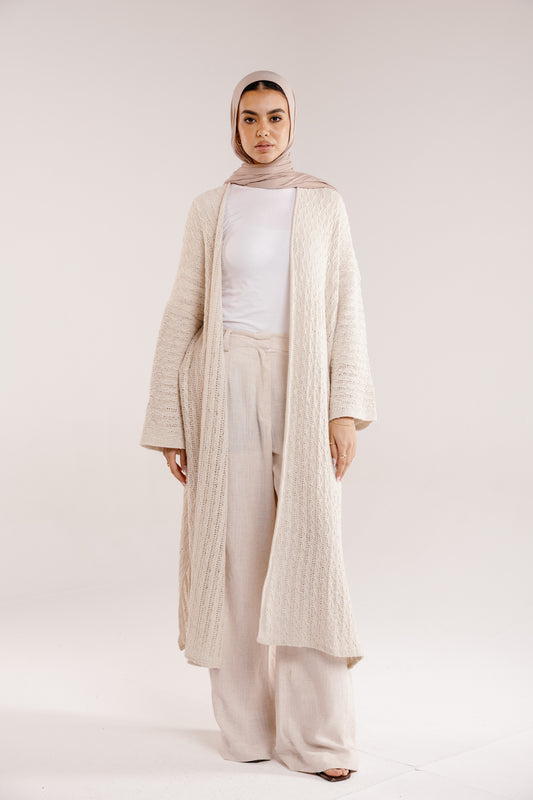 Cloud Knit Cardigan in Oat