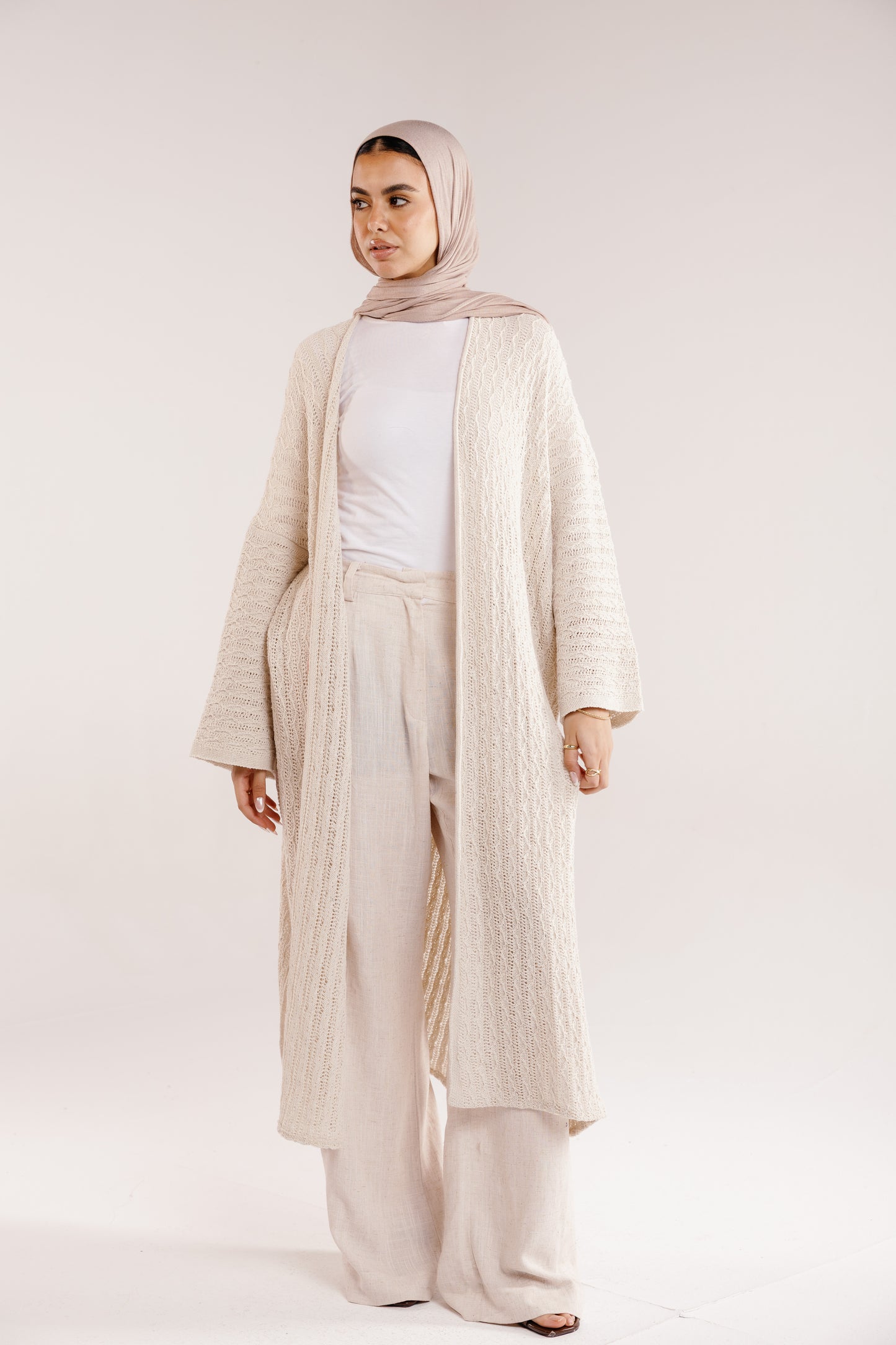 Cloud Knit Cardigan in Oat