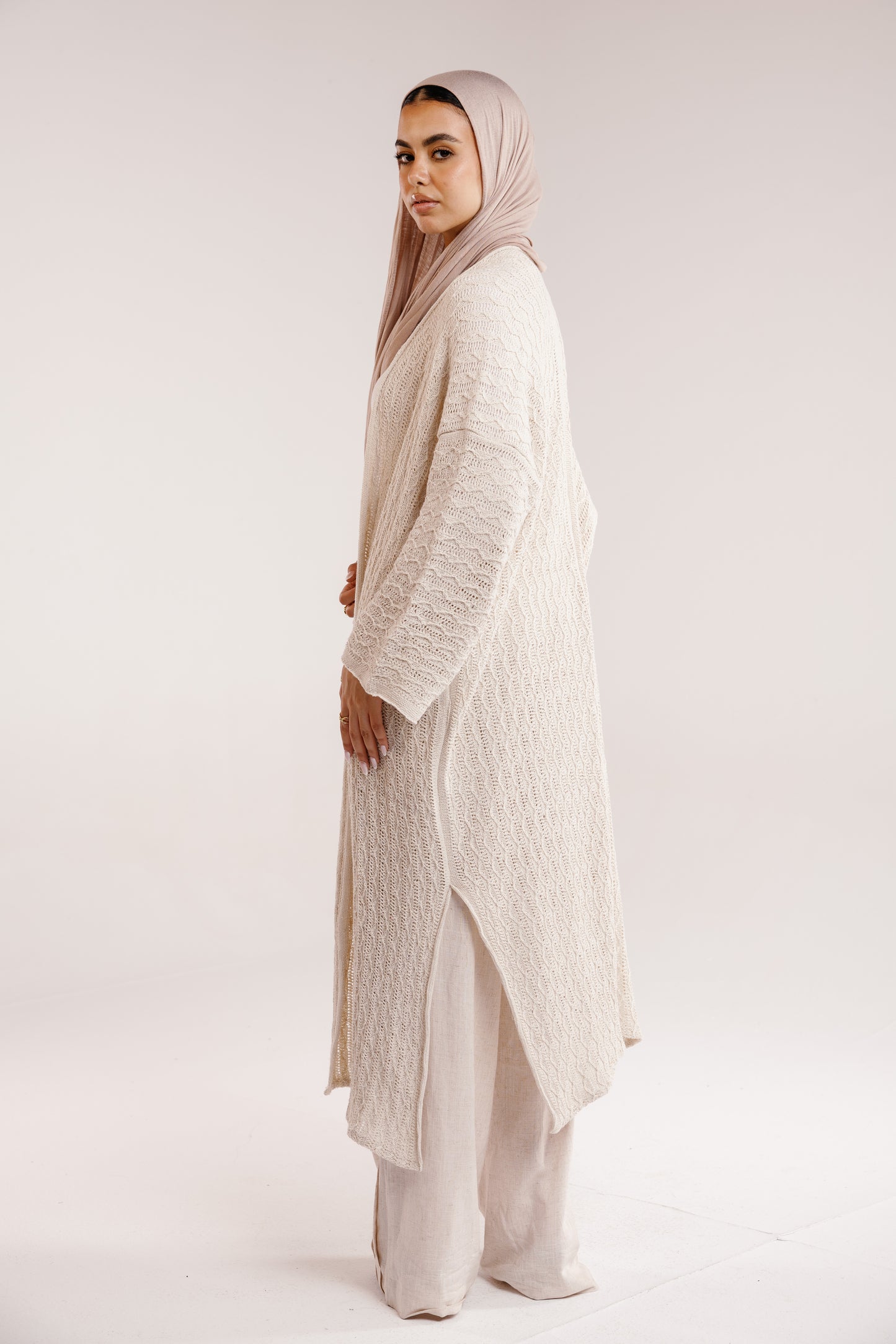 Cloud Knit Cardigan in Oat