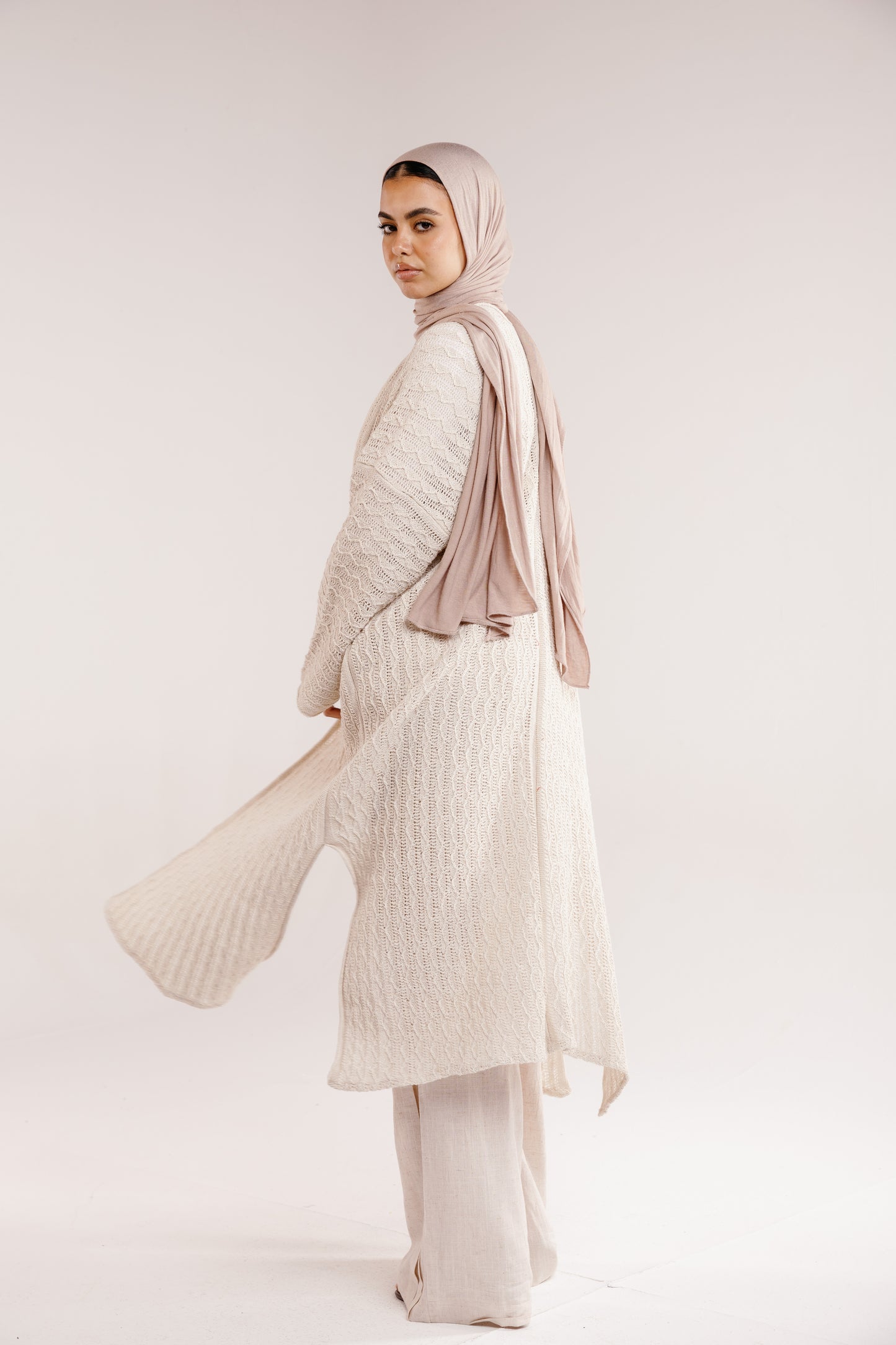 Cloud Knit Cardigan in Oat