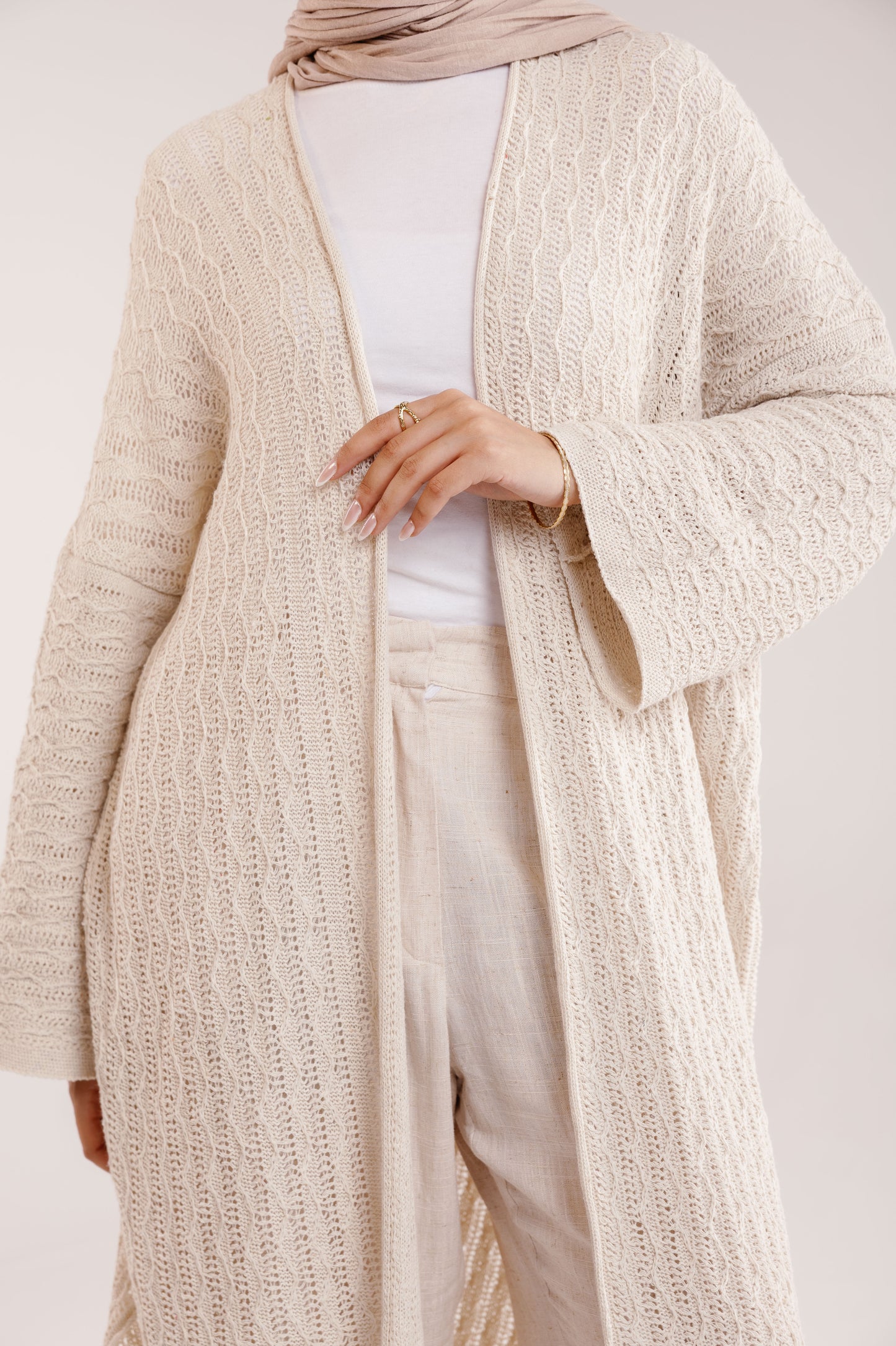 Cloud Knit Cardigan in Oat