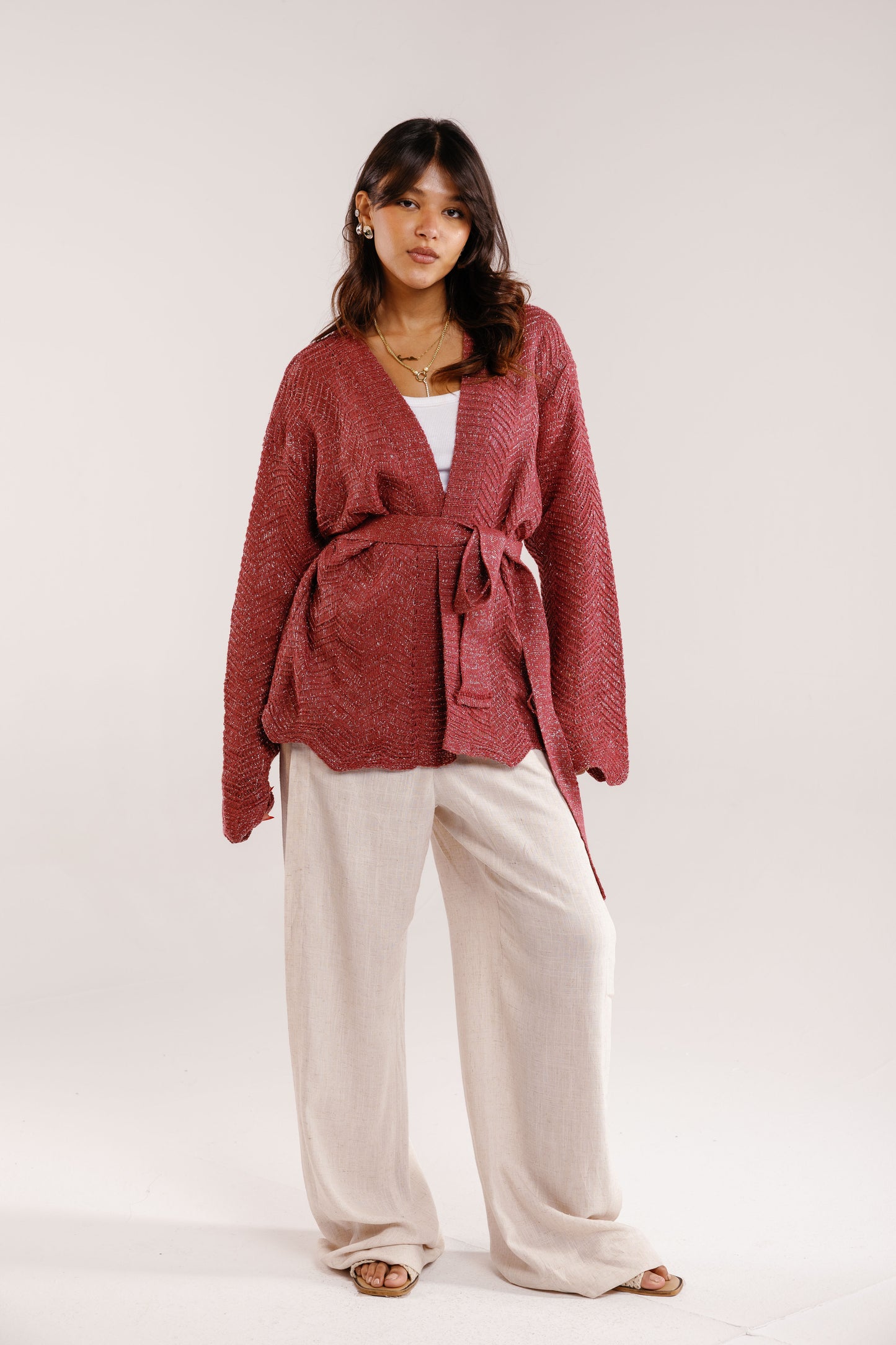 Rosalie Knit 2.0 in Shimmer Cherry
