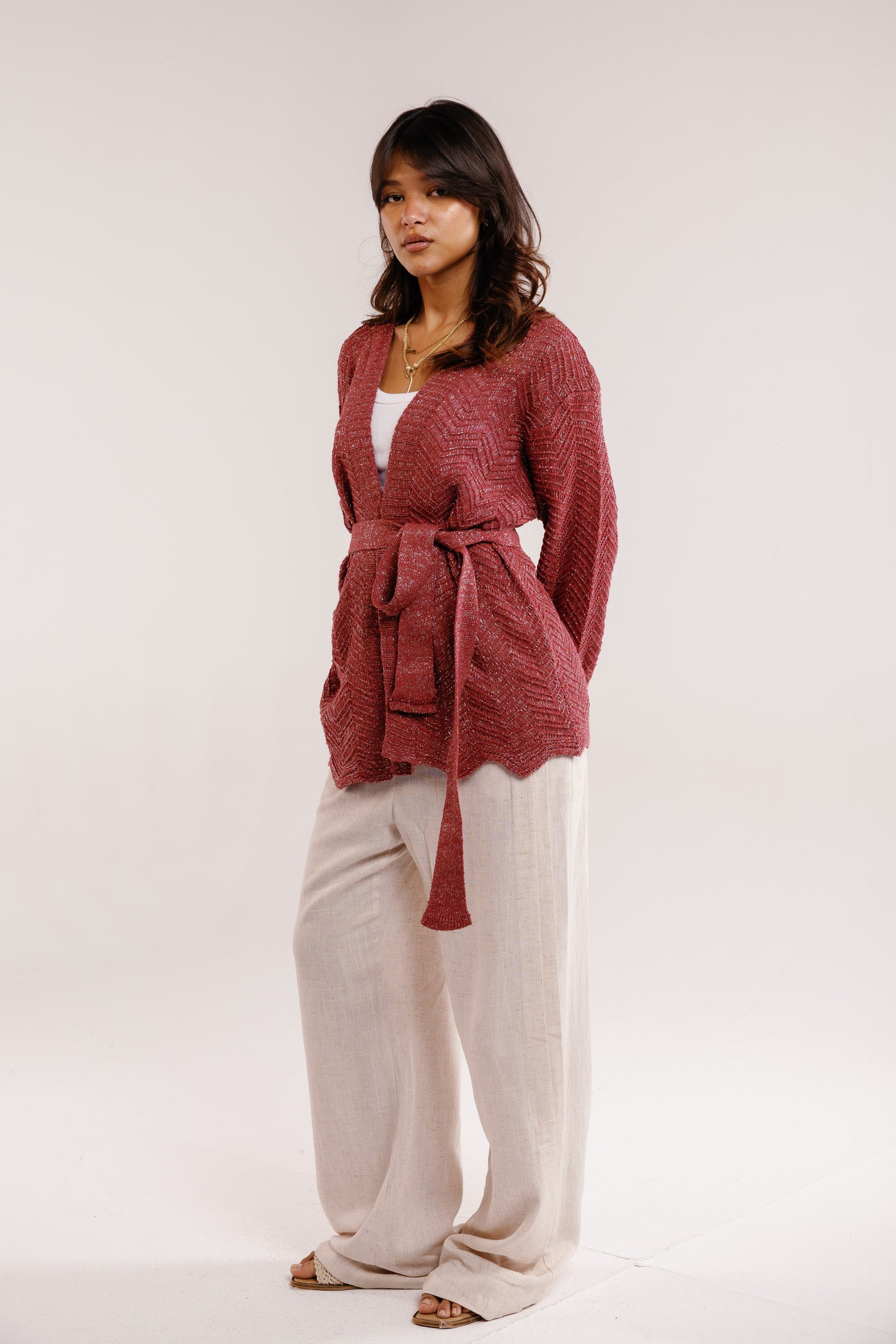 Rosalie Knit 2.0 in Shimmer Cherry
