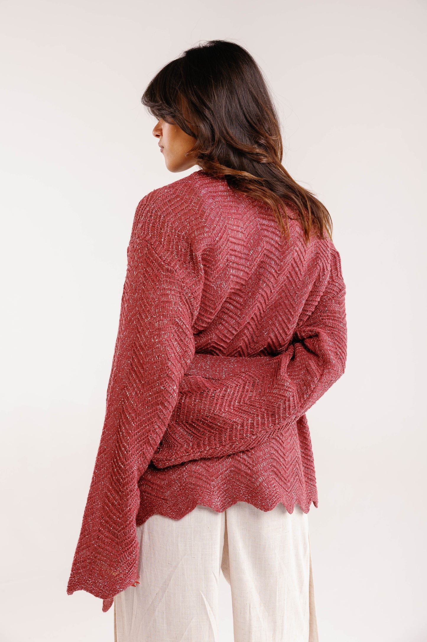 Rosalie Knit 2.0 in Shimmer Cherry