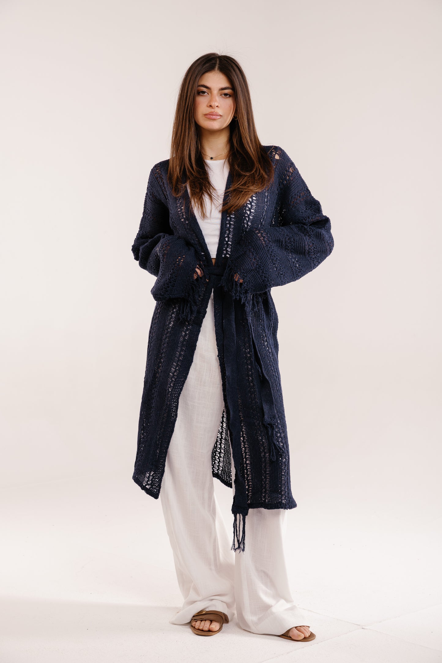 The Whisper Knit in Navy