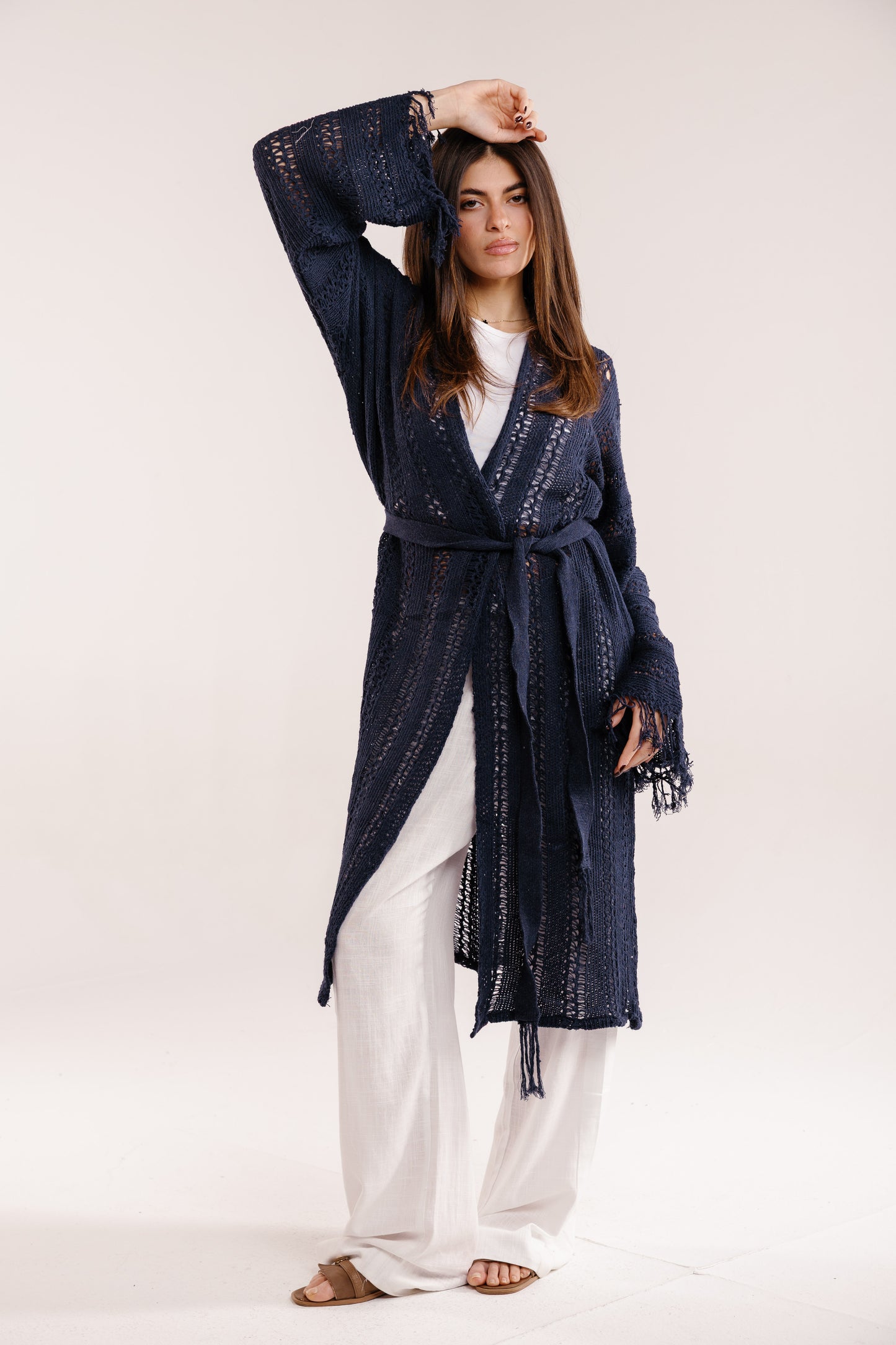 The Whisper Knit in Navy