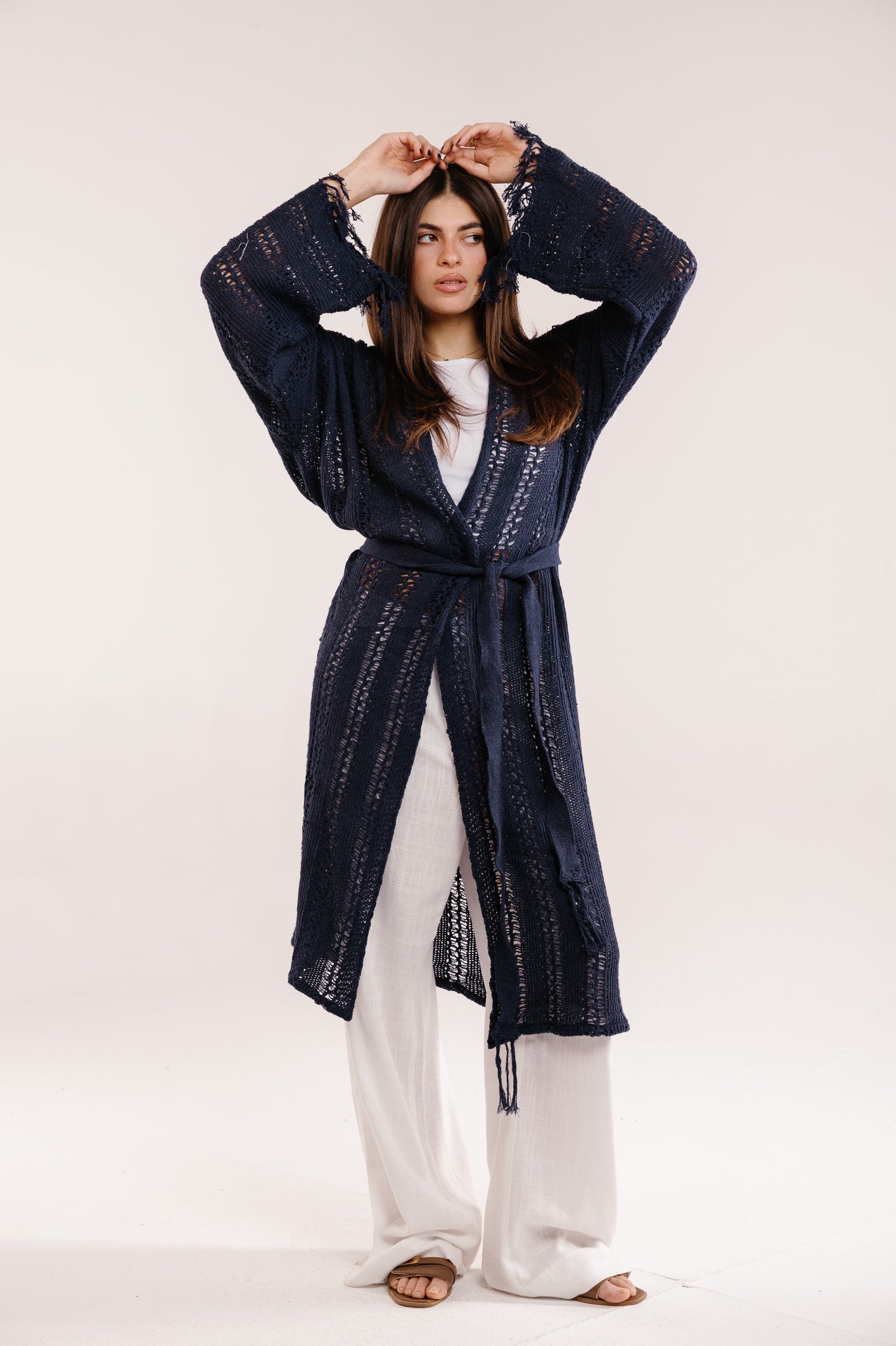 The Whisper Knit in Navy