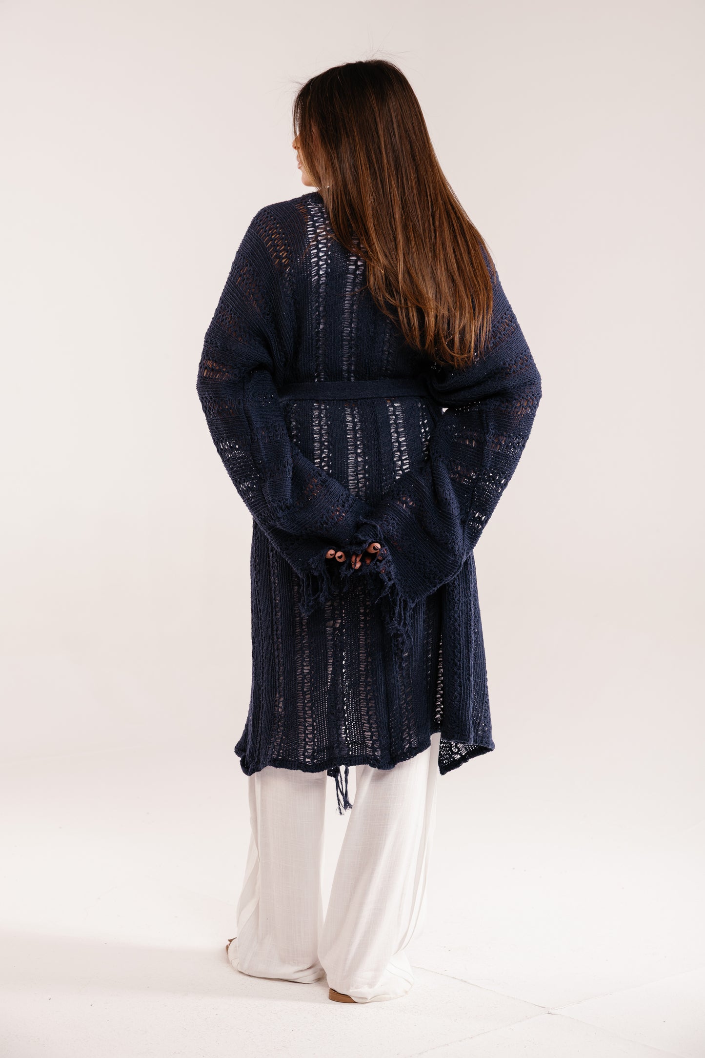 The Whisper Knit in Navy