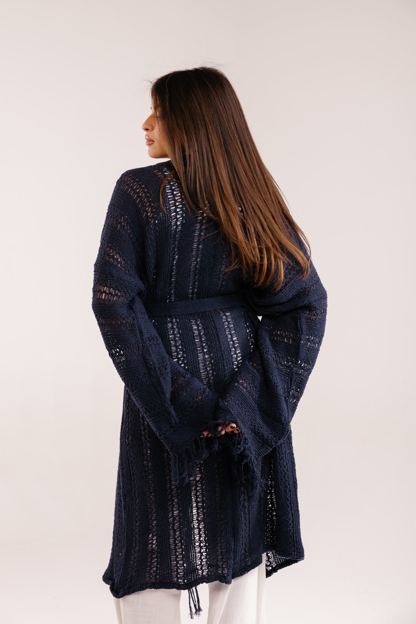 The Whisper Knit in Navy