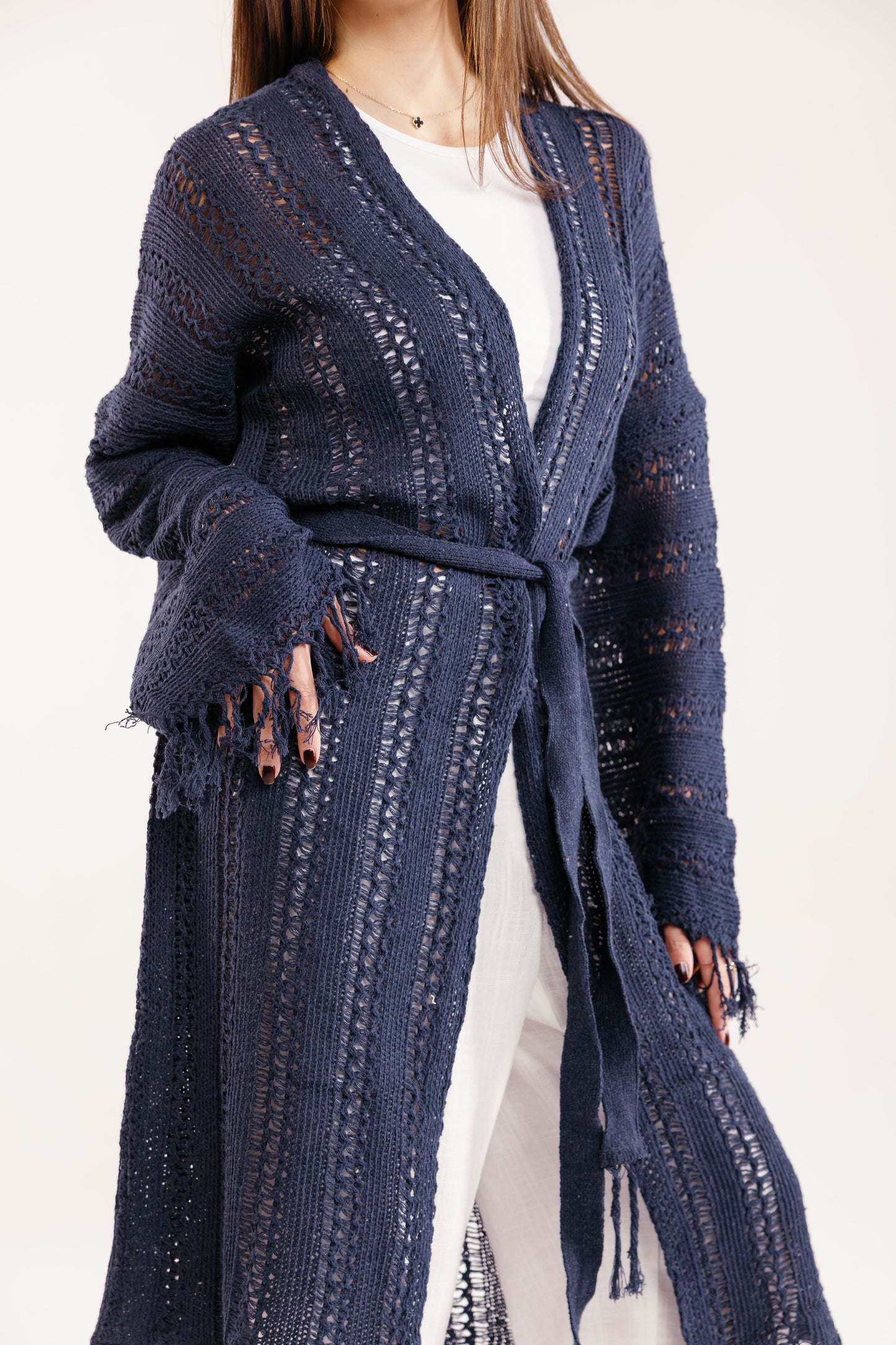 The Whisper Knit in Navy