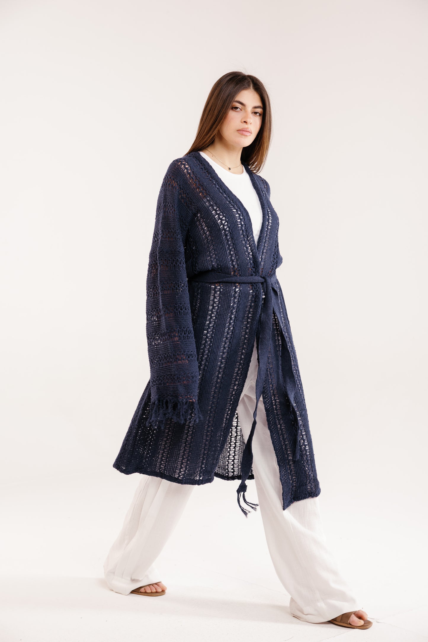 The Whisper Knit in Navy