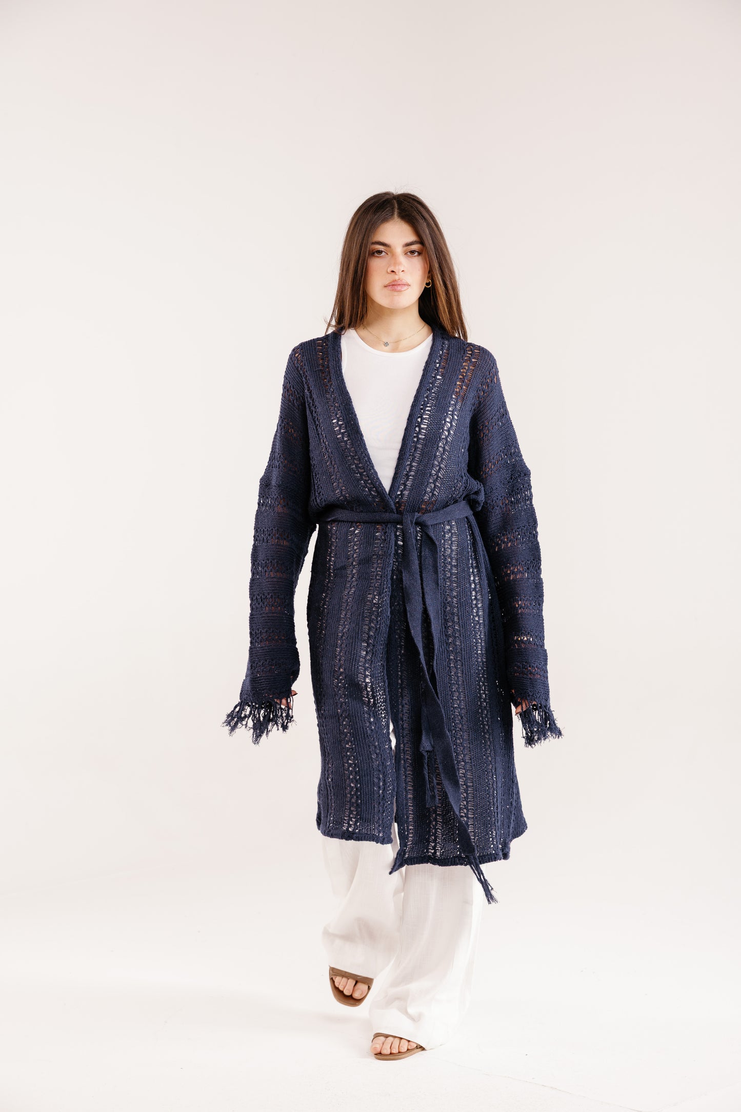 The Whisper Knit in Navy