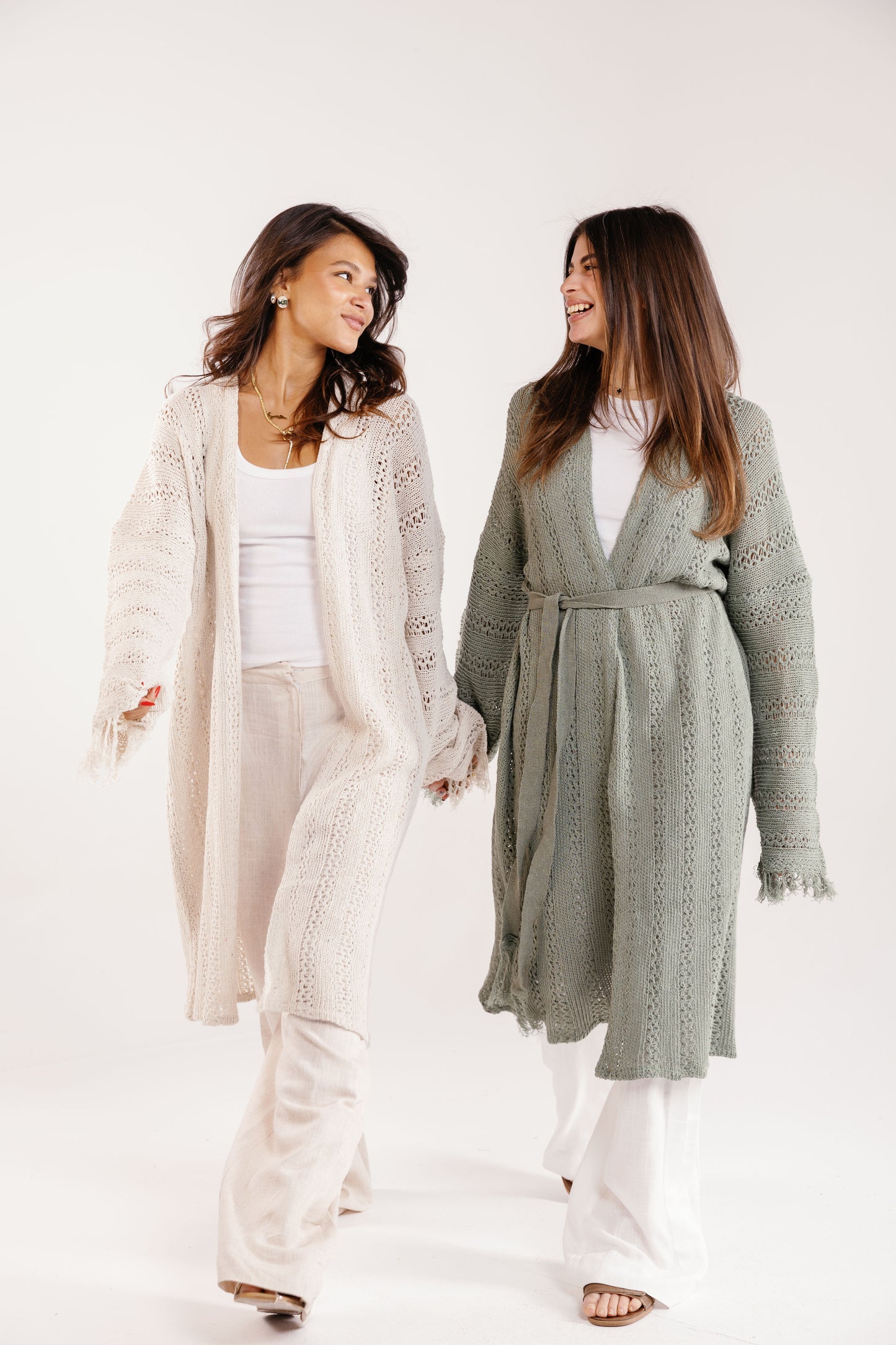 The Whisper Knit in Sage