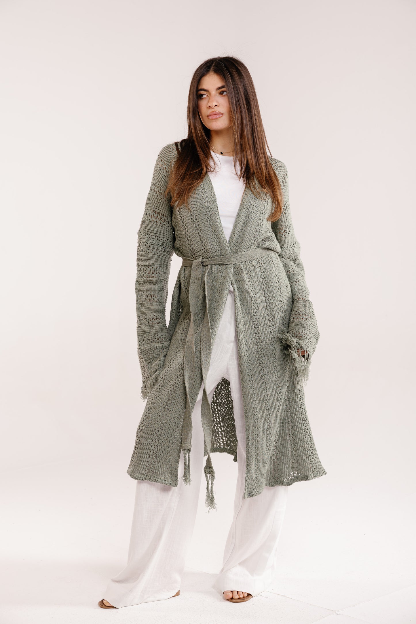 The Whisper Knit in Sage
