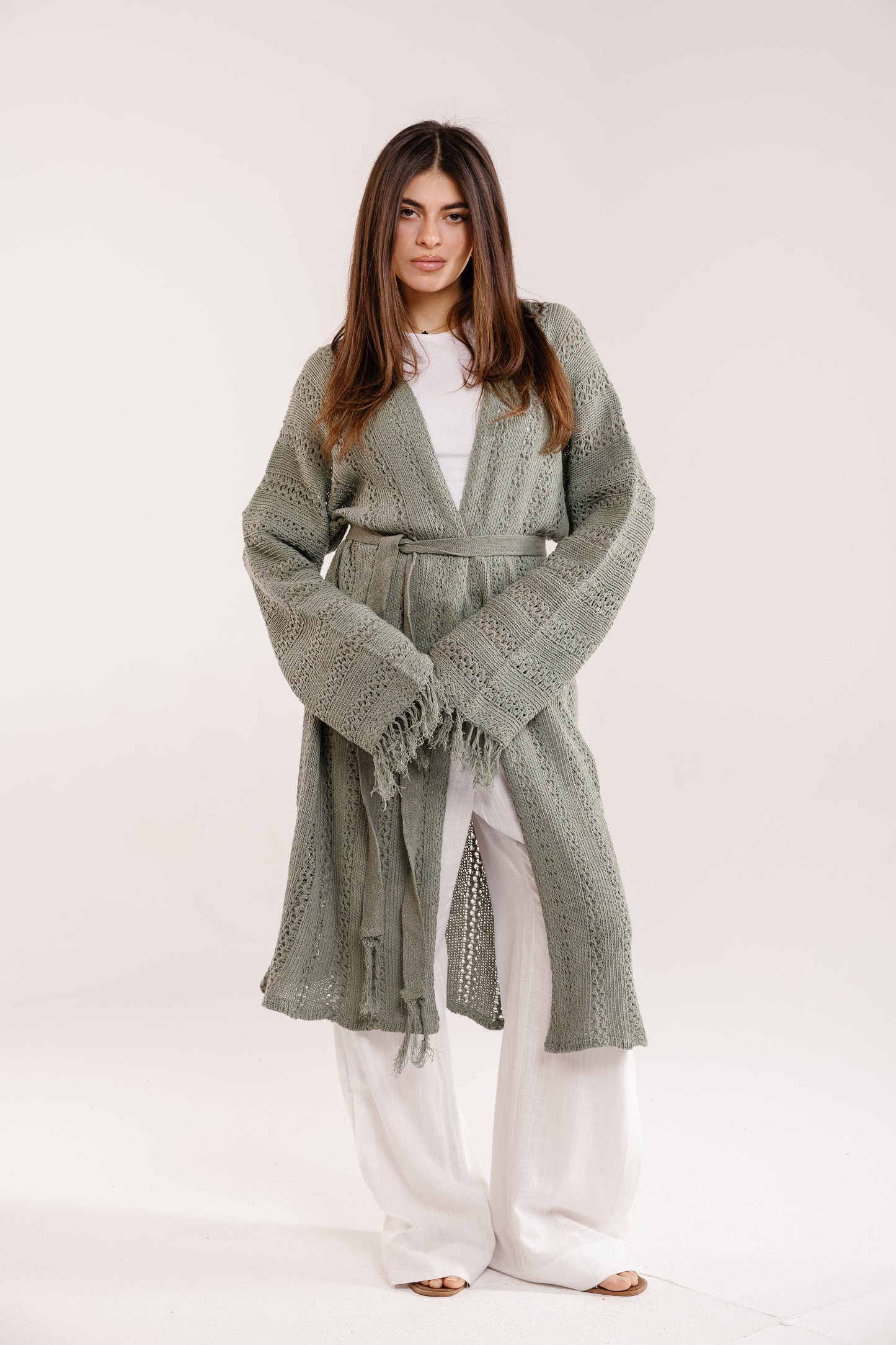 The Whisper Knit in Sage
