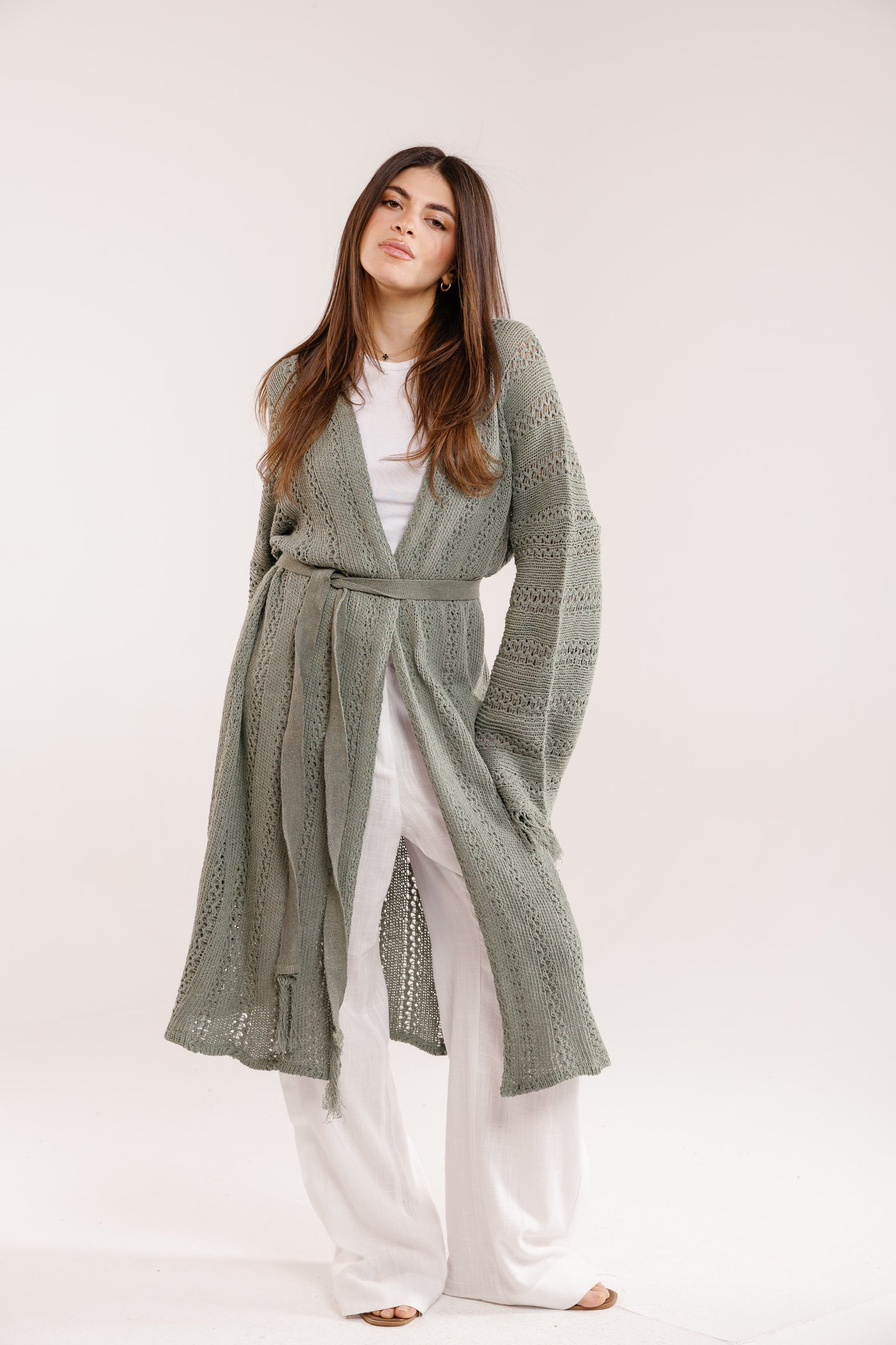 The Whisper Knit in Sage