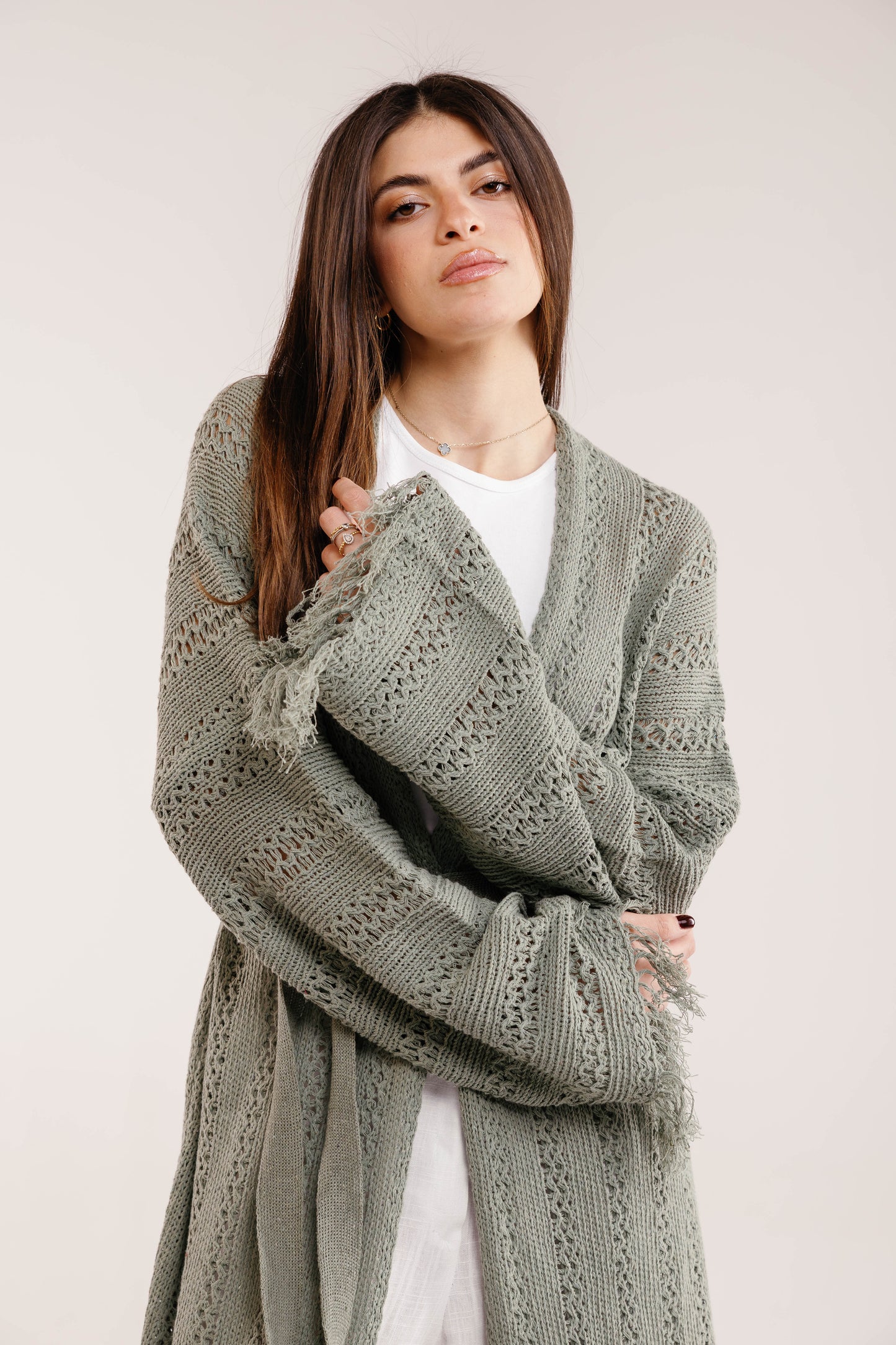 The Whisper Knit in Sage