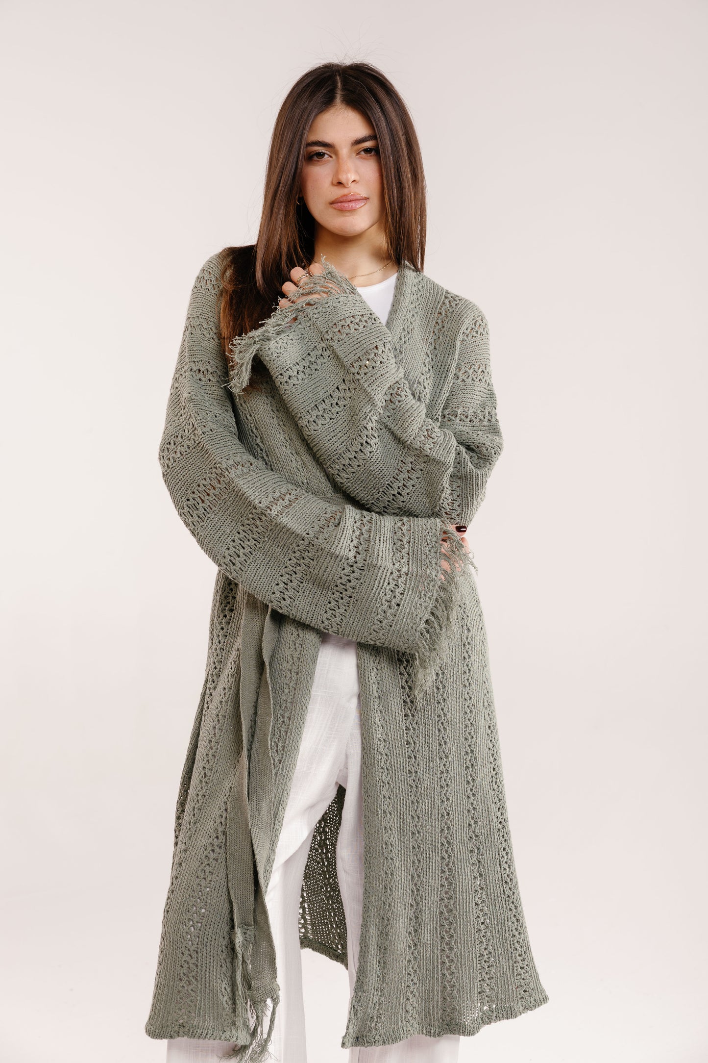 The Whisper Knit in Sage
