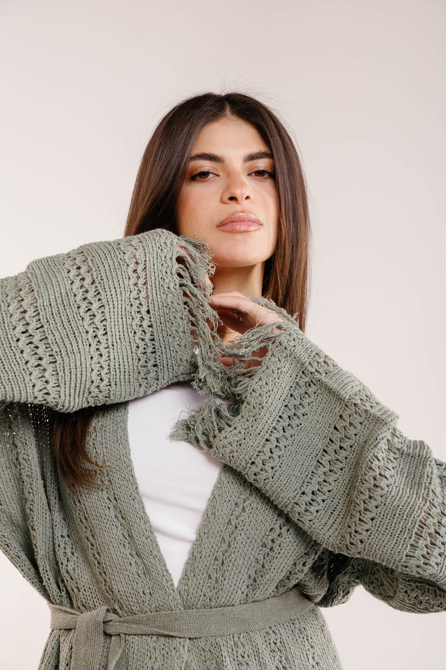 The Whisper Knit in Sage