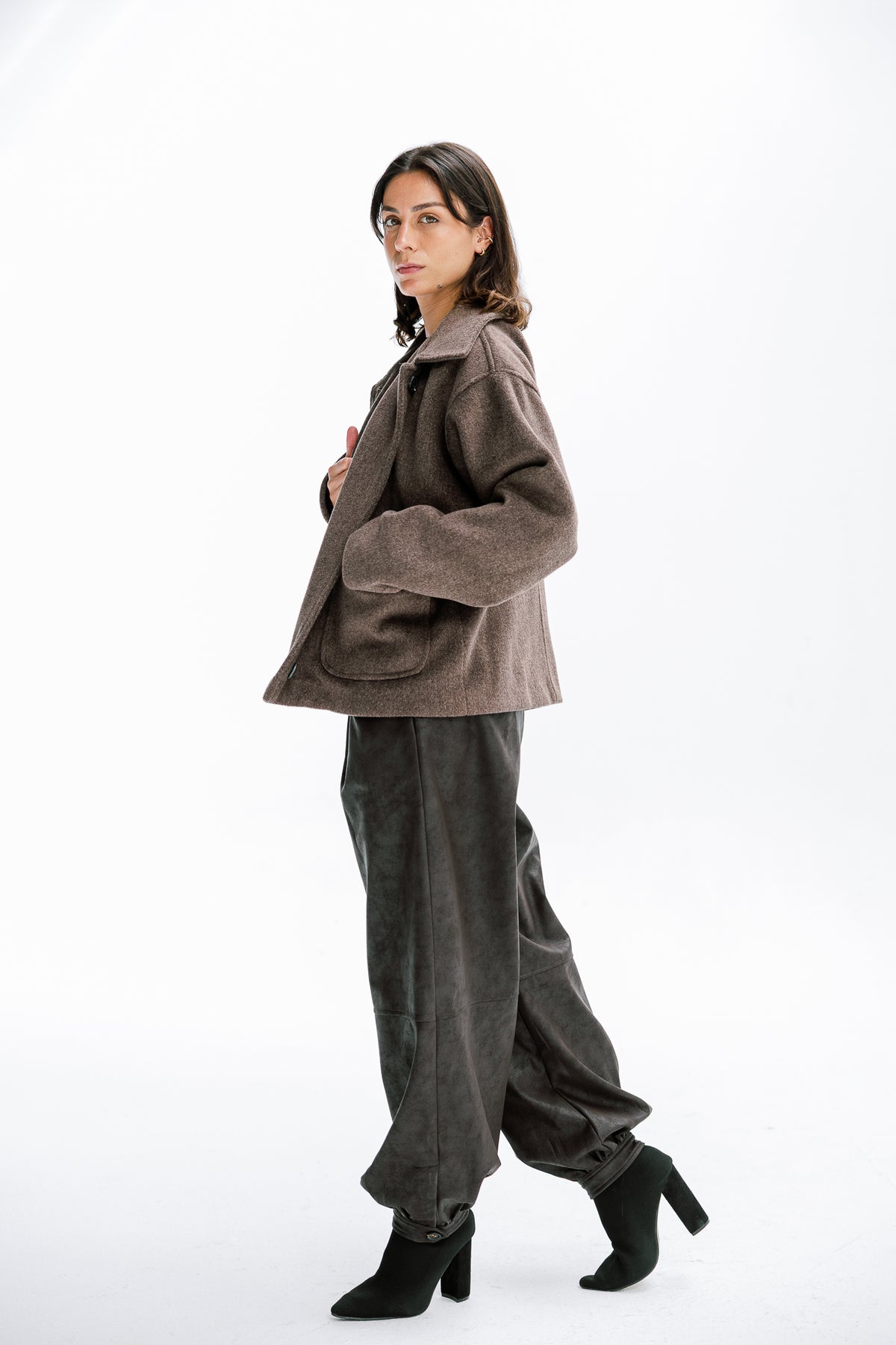 The Ember Jacket in Walnut