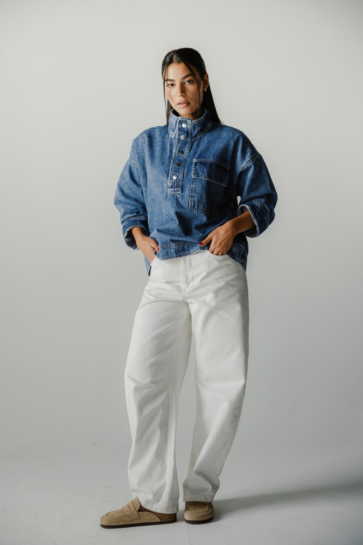 The Funnel Denim shirt
