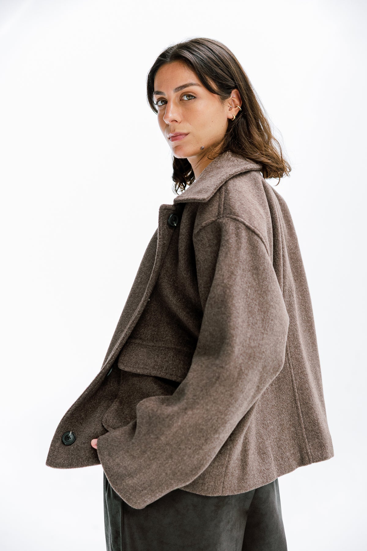 The Ember Jacket in Walnut