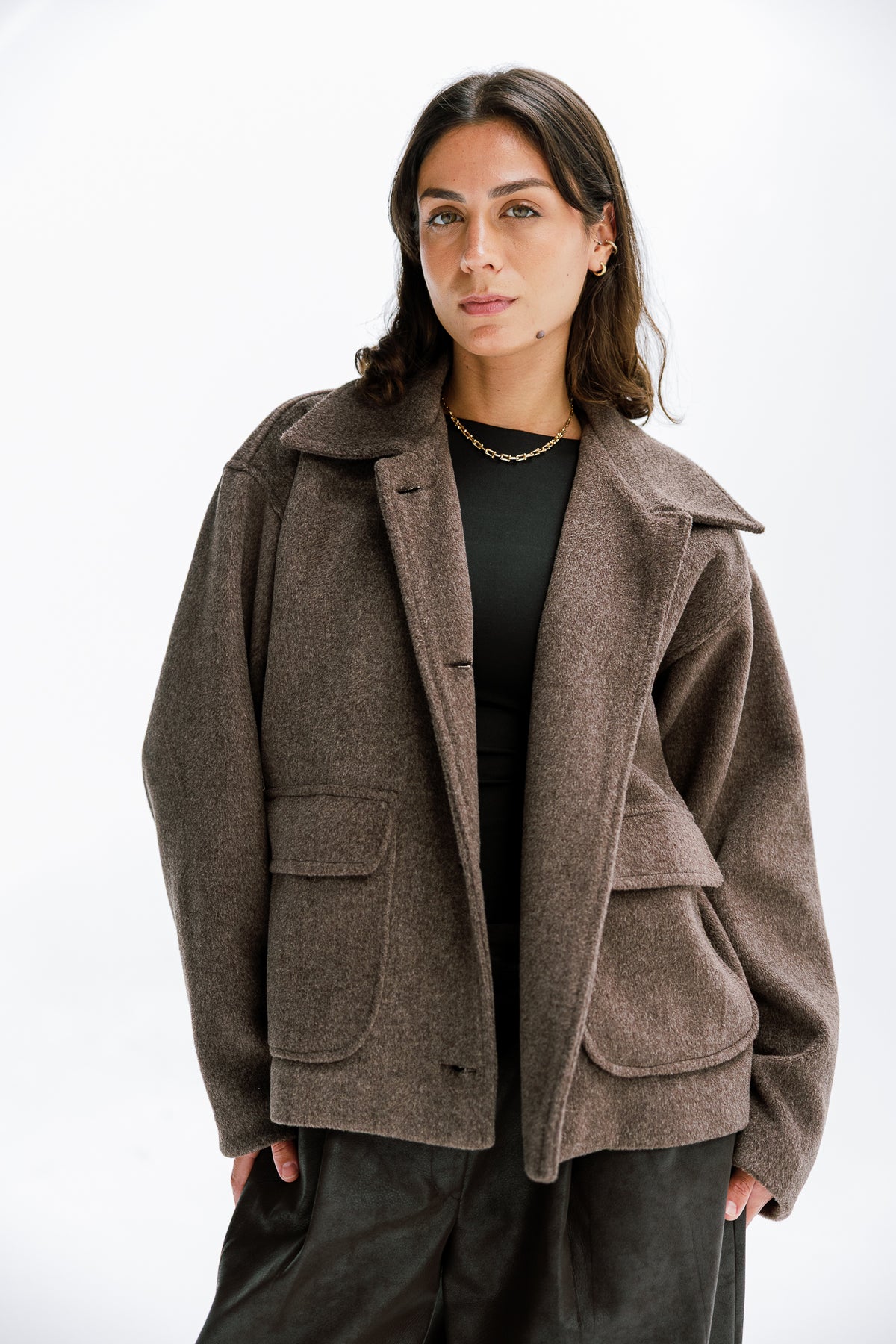 The Ember Jacket in Walnut