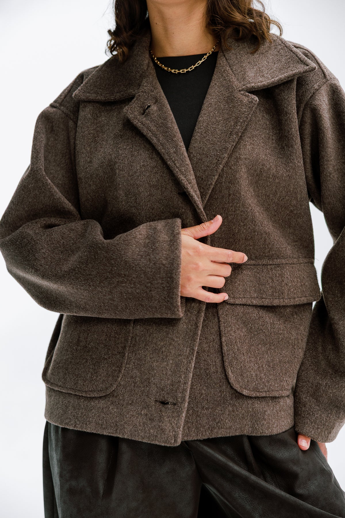 The Ember Jacket in Walnut