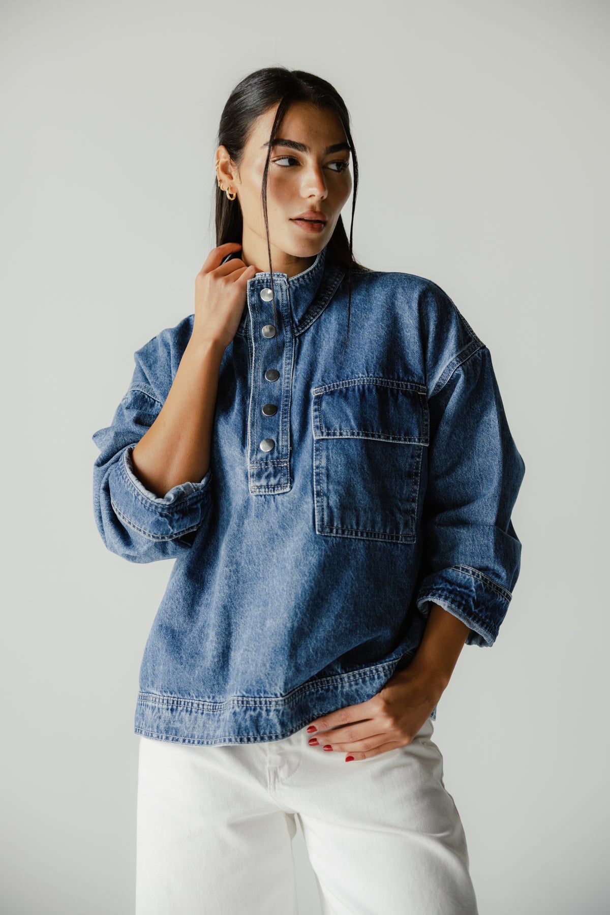 The Funnel Denim shirt