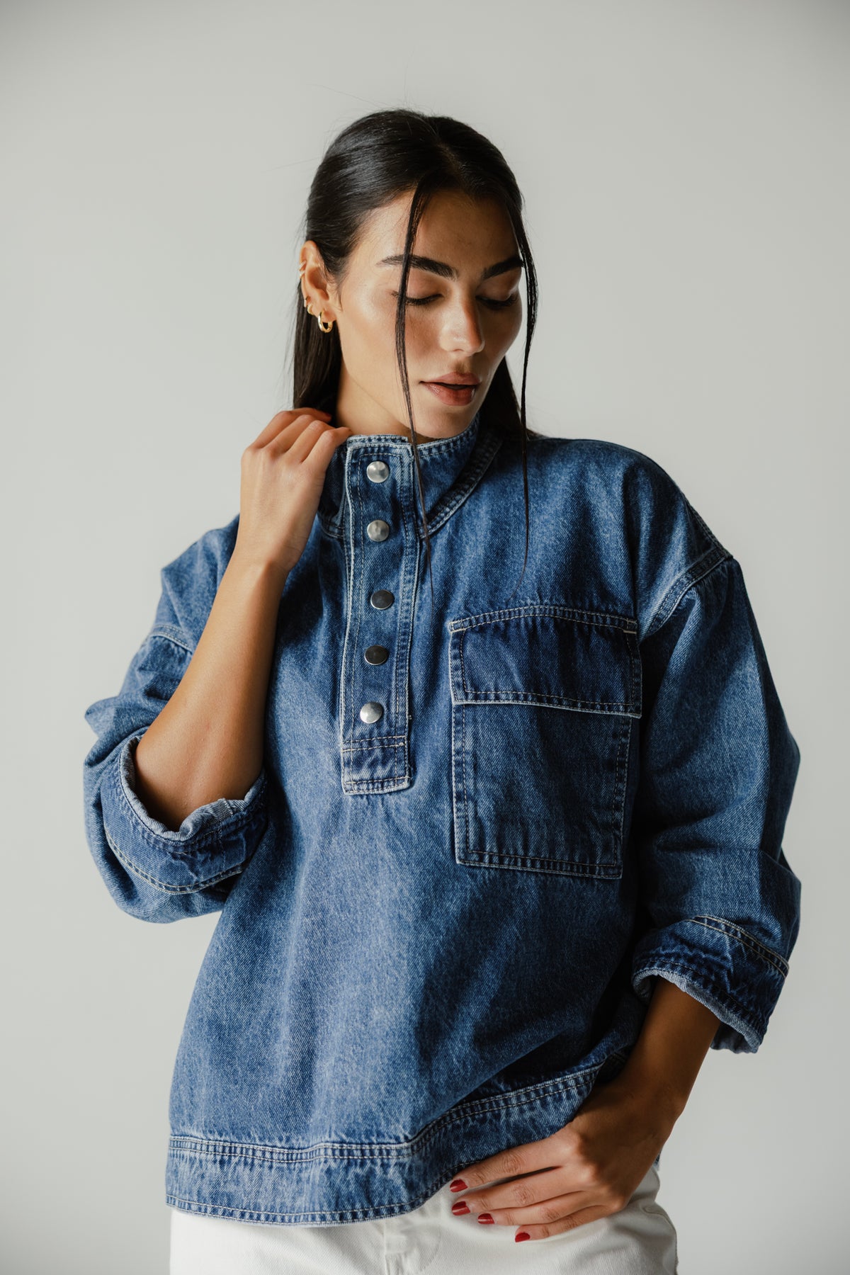 The Funnel Denim shirt