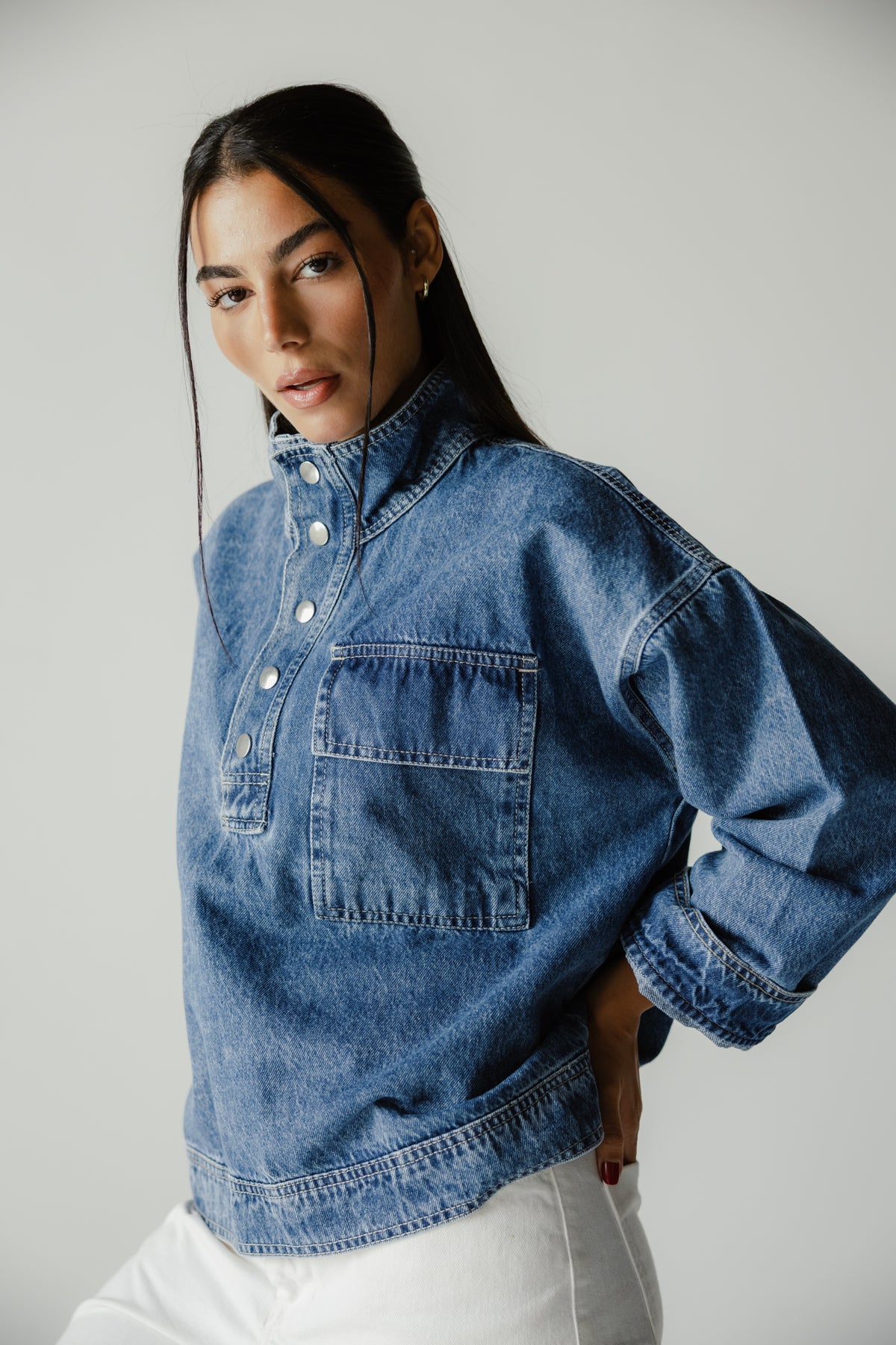 The Funnel Denim shirt