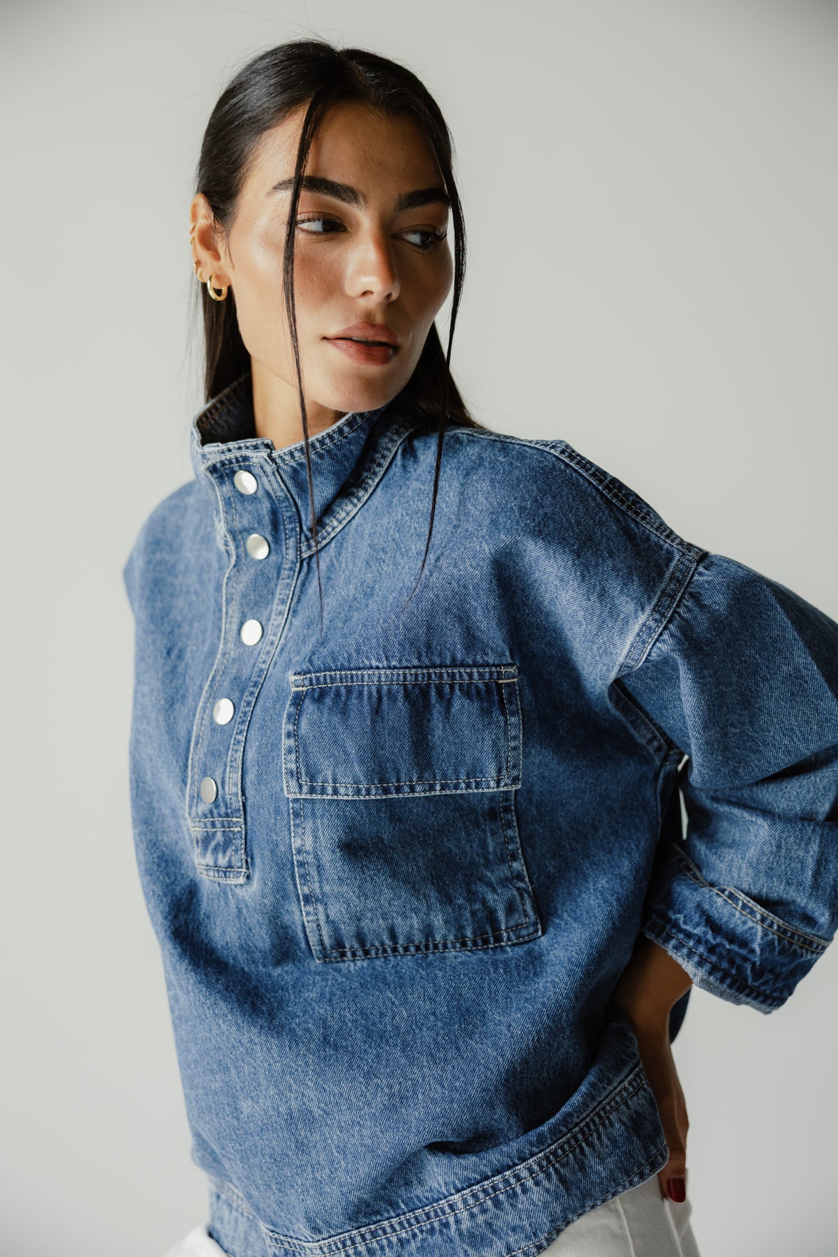 The Funnel Denim shirt
