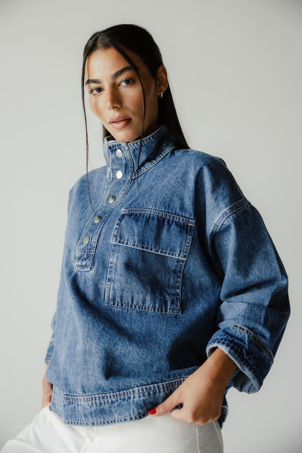 The Funnel Denim shirt
