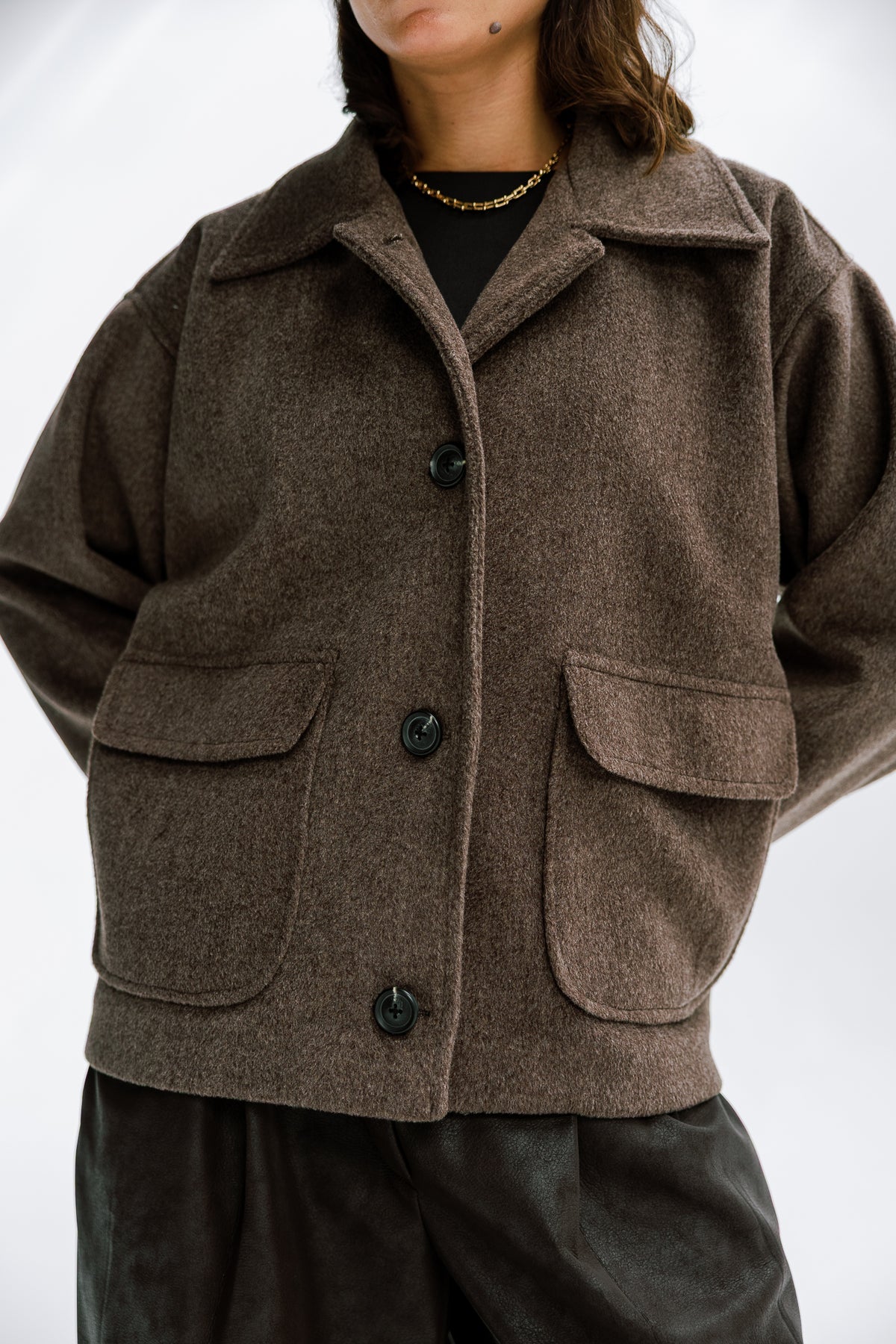 The Ember Jacket in Walnut