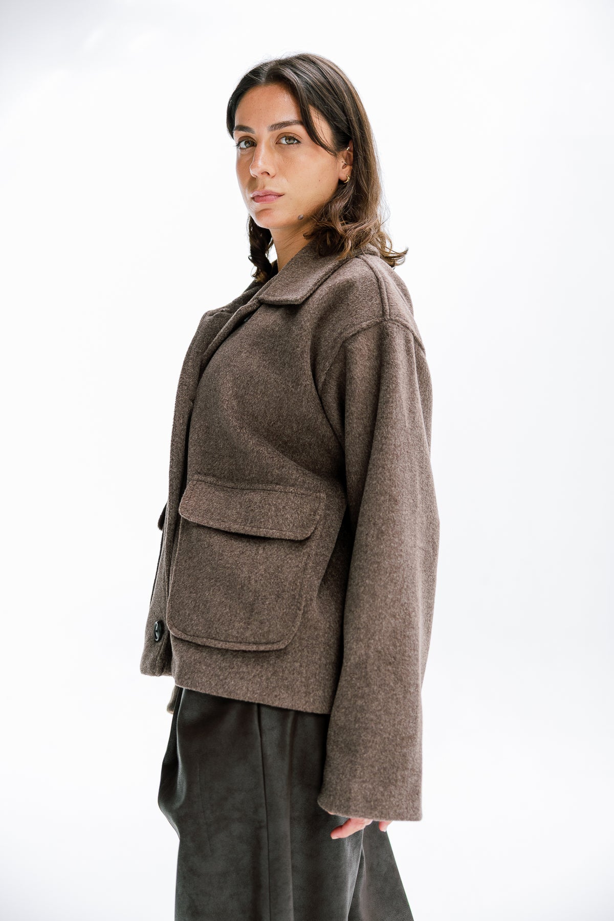 The Ember Jacket in Walnut