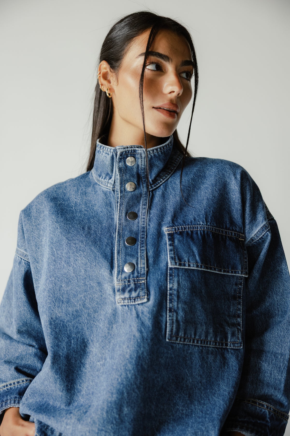 The Funnel Denim shirt