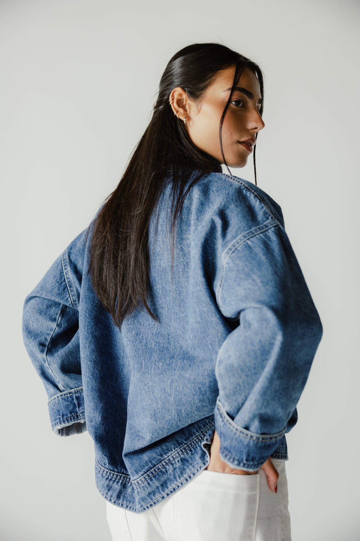 The Funnel Denim shirt