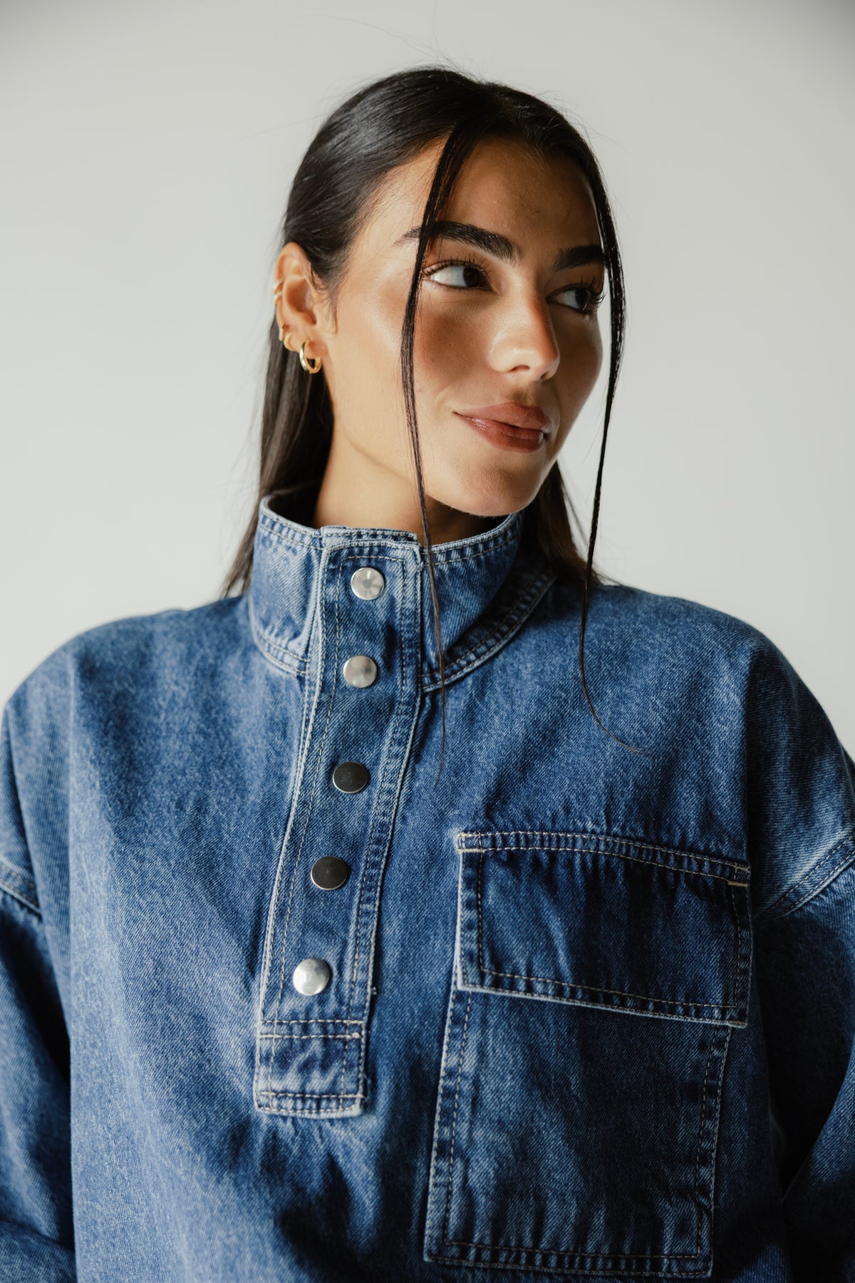 The Funnel Denim shirt
