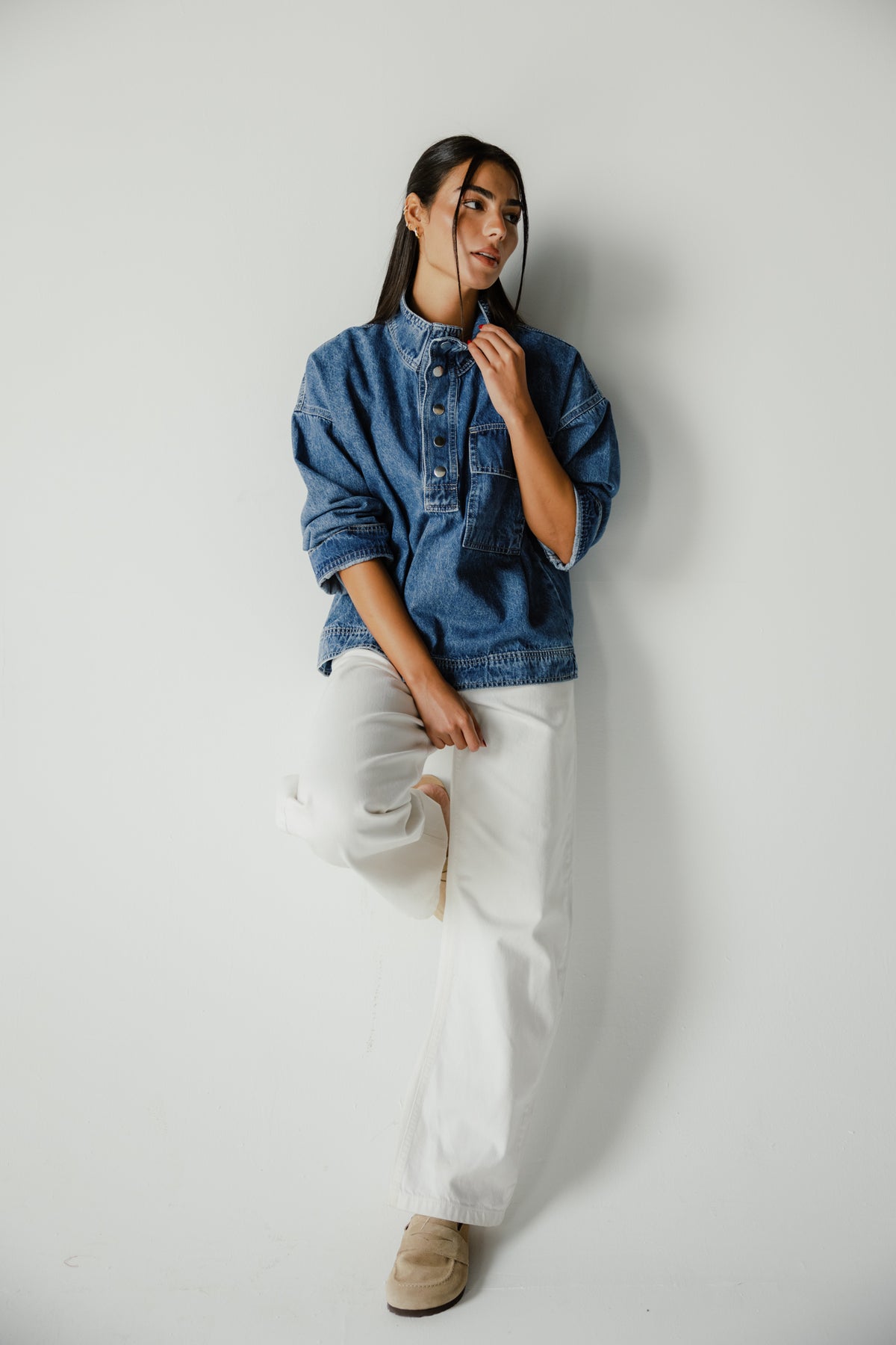 The Funnel Denim shirt