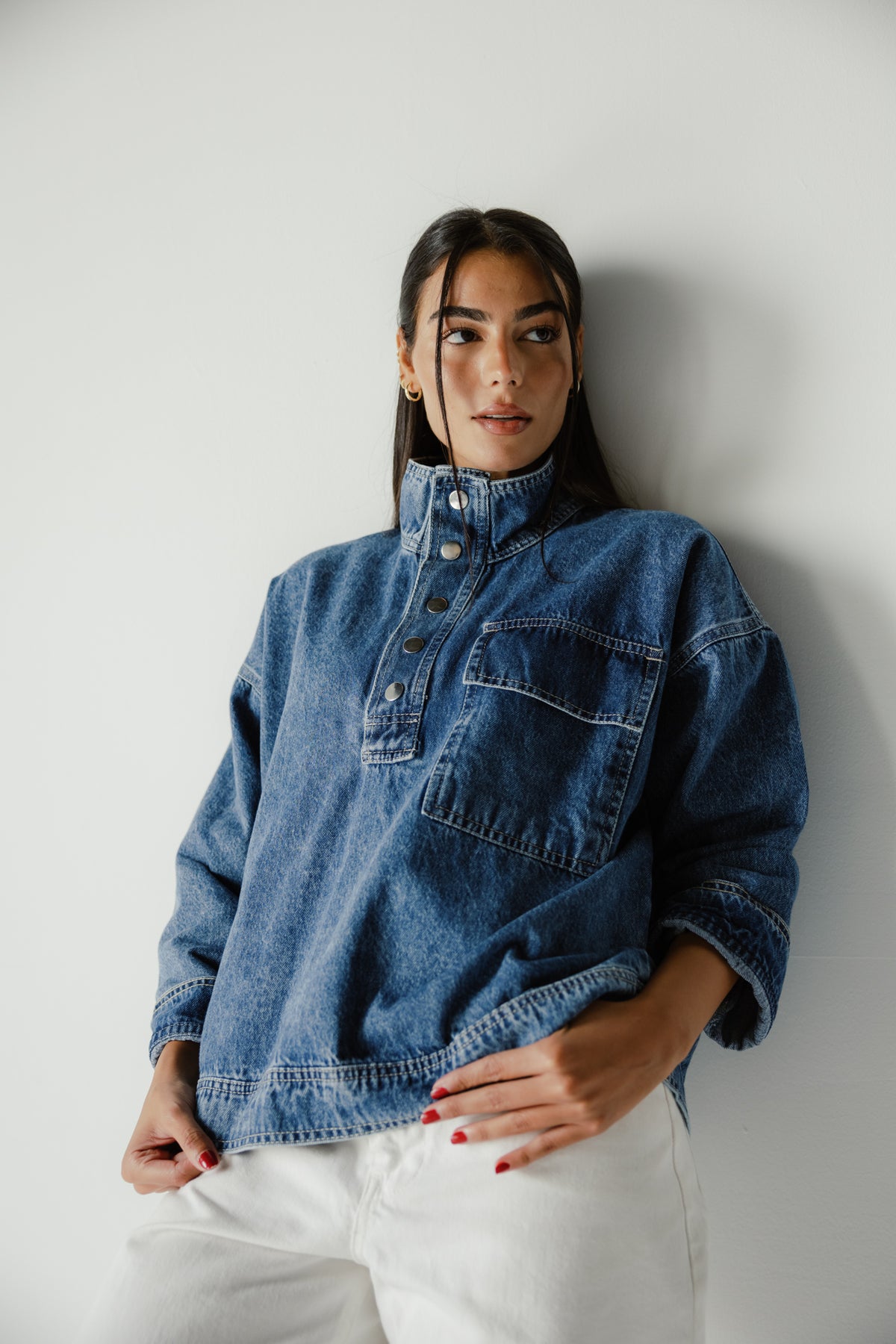 The Funnel Denim shirt