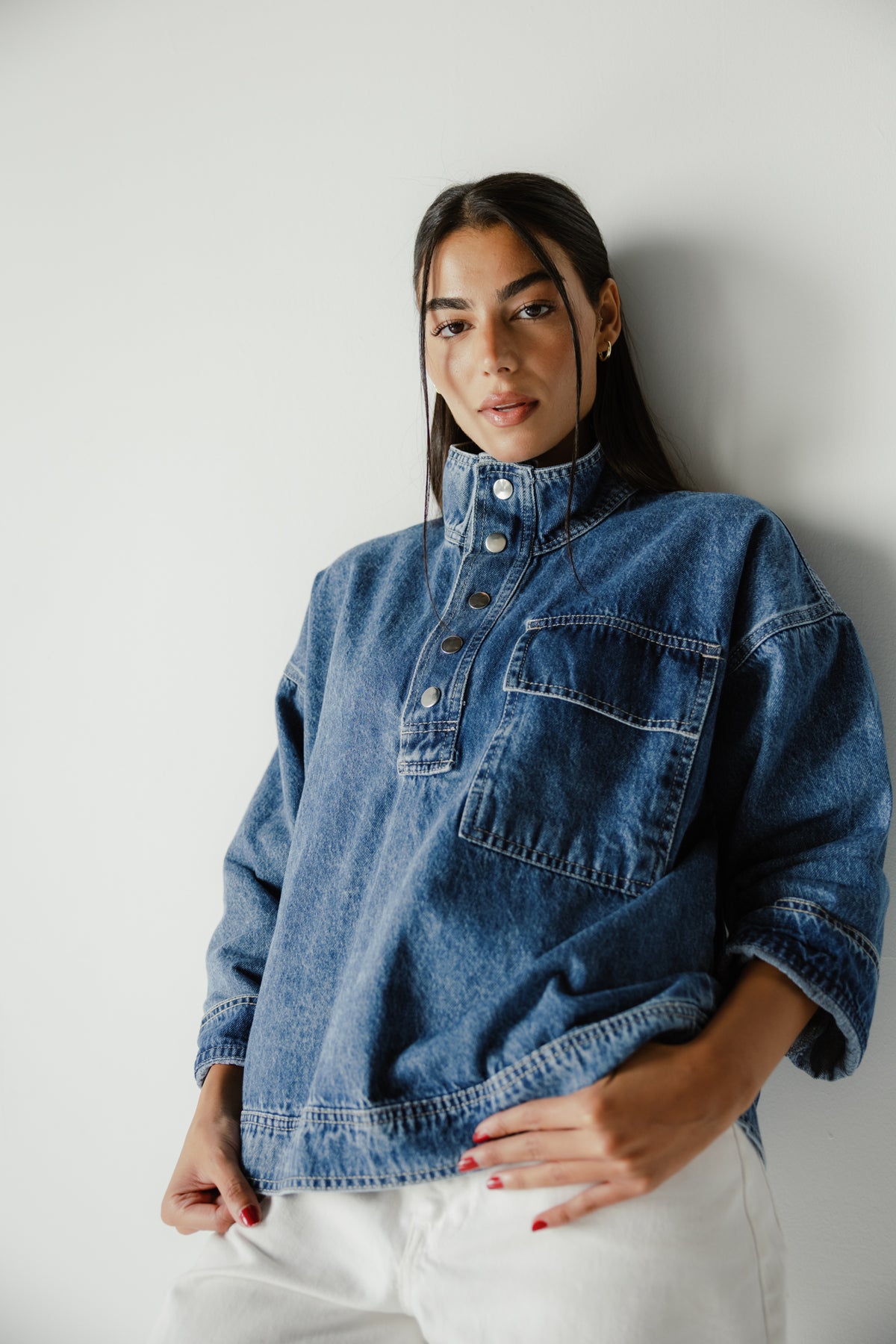The Funnel Denim shirt