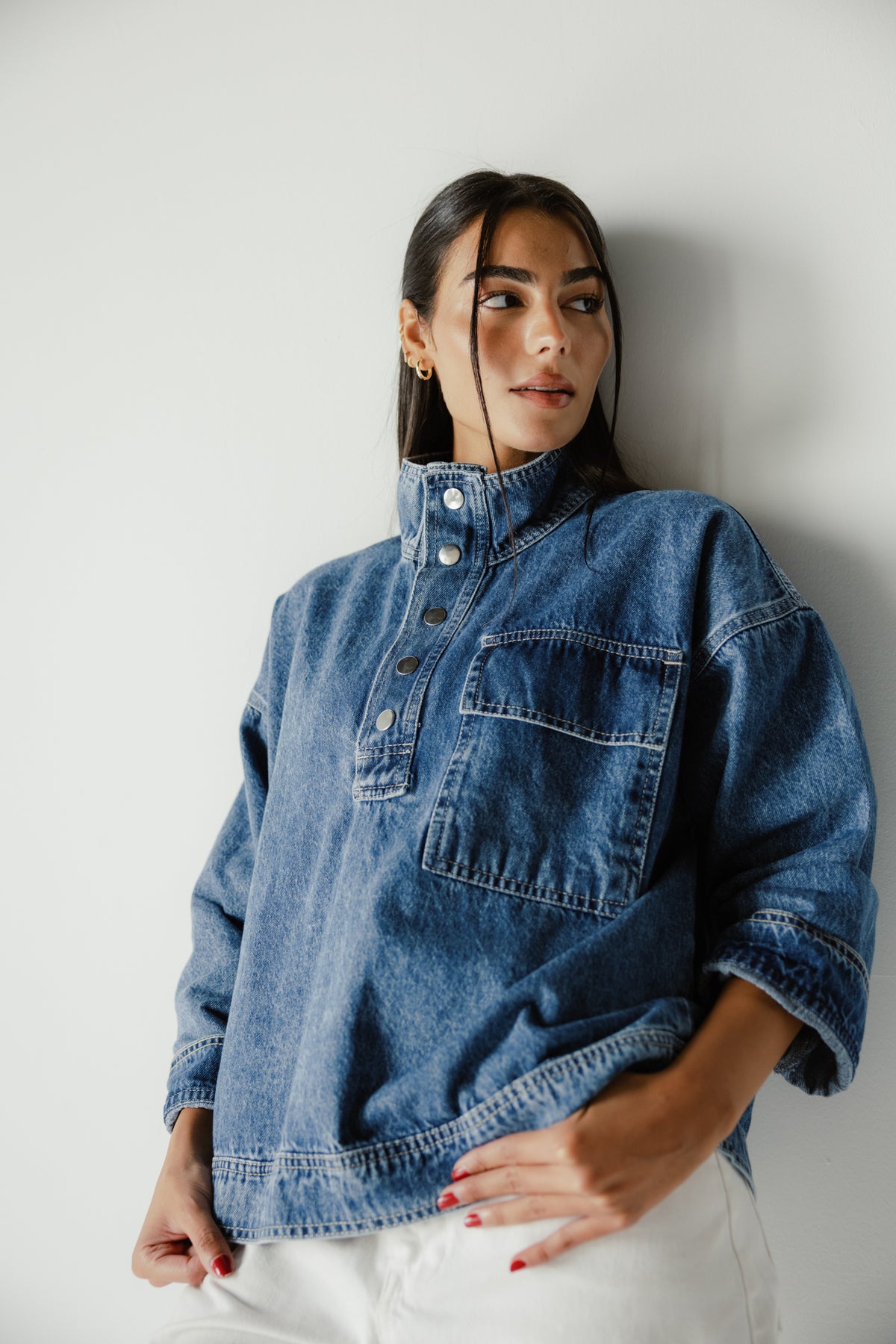 The Funnel Denim shirt