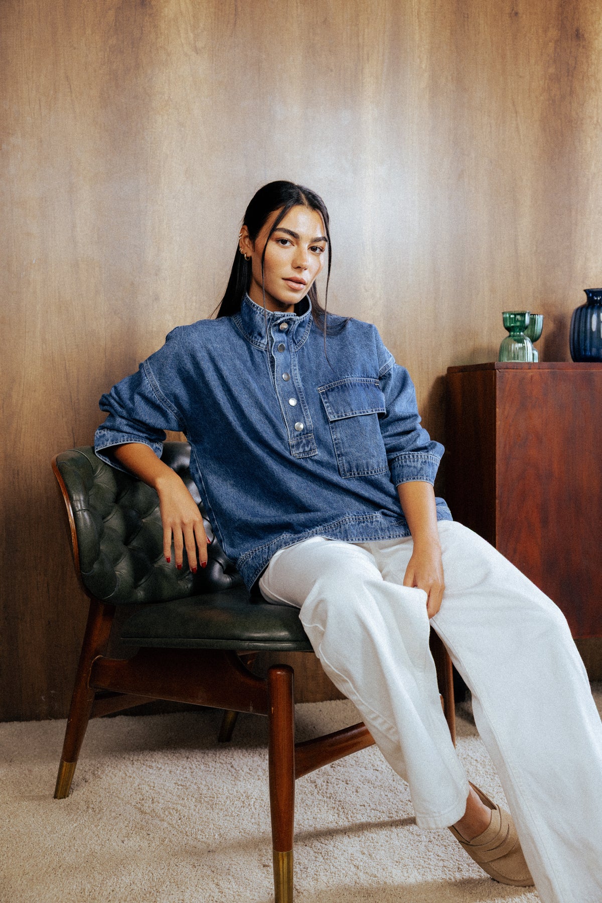 The Funnel Denim shirt