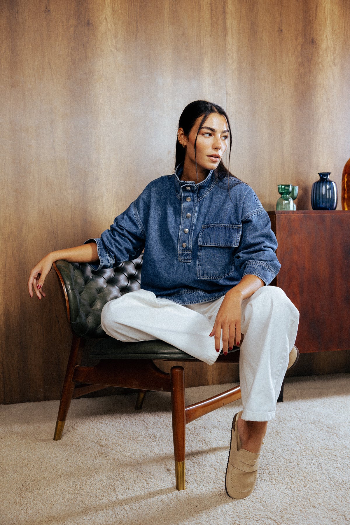 The Funnel Denim shirt