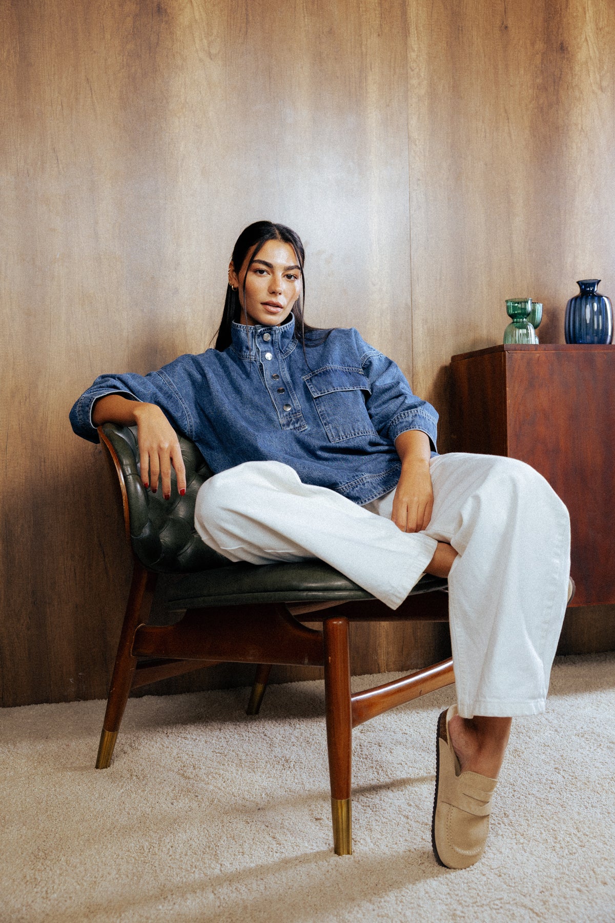 The Funnel Denim shirt