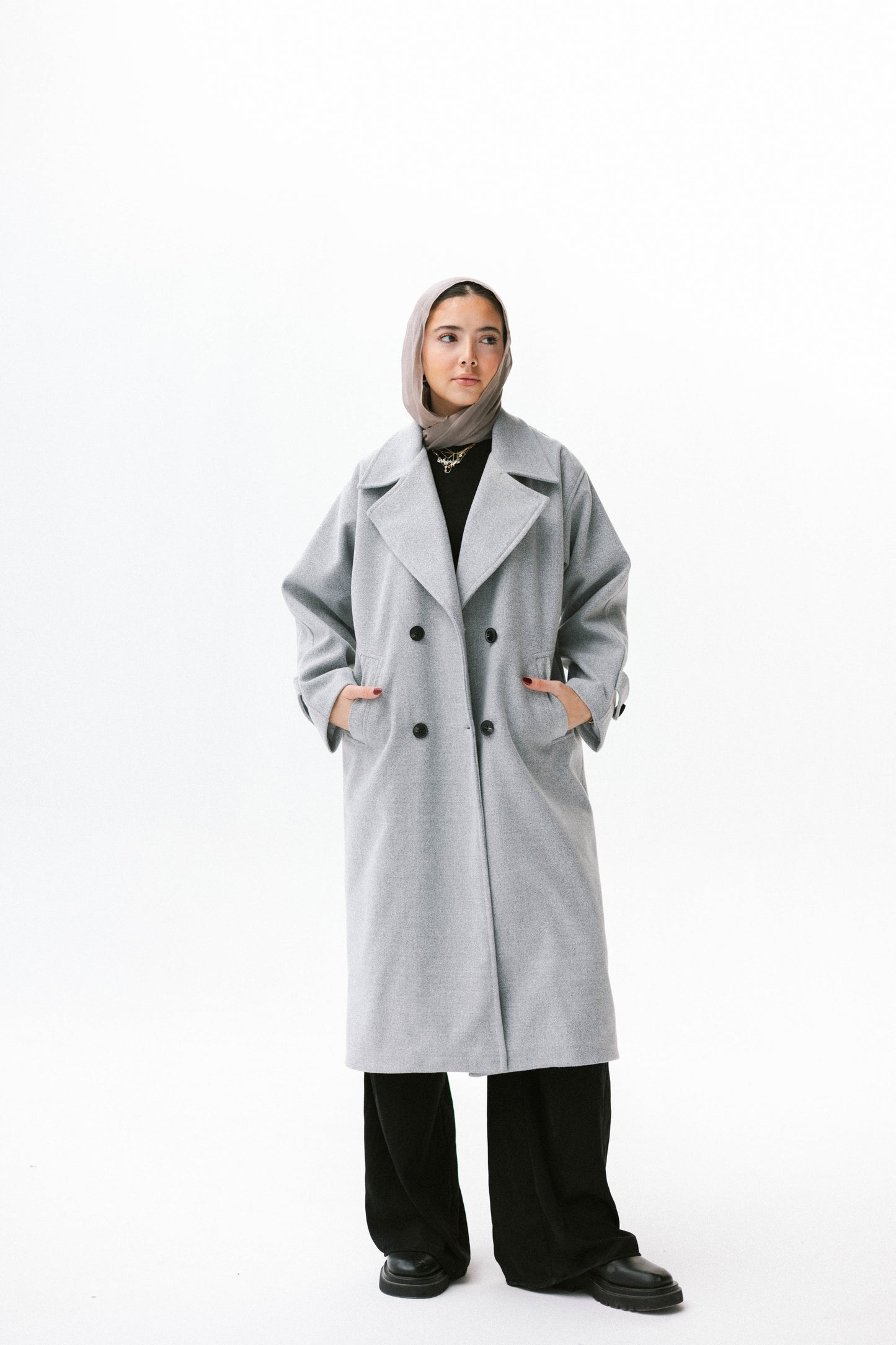 Luna Coat in Gray